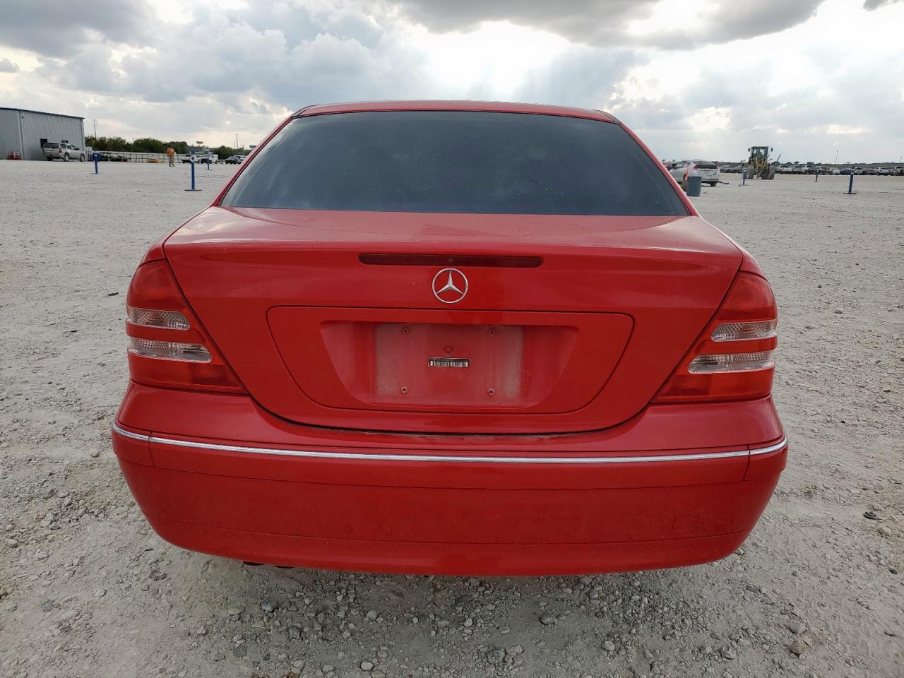 2003 Mercedes-benz C 240 4matic Red vin: WDBRF81J63F429977