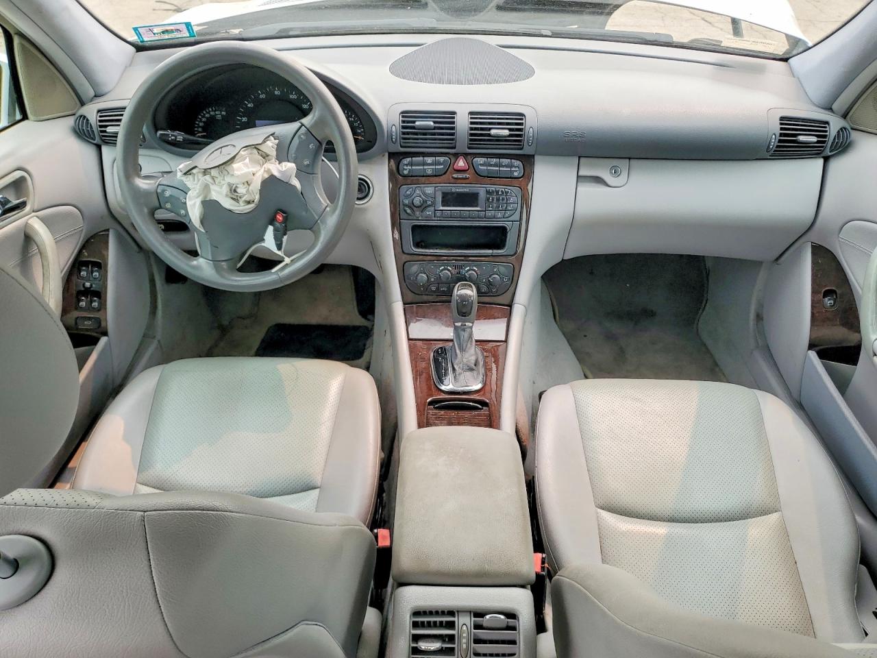 2004 Mercedes-benz C 240 4matic Silver vin: WDBRF81J64F552292