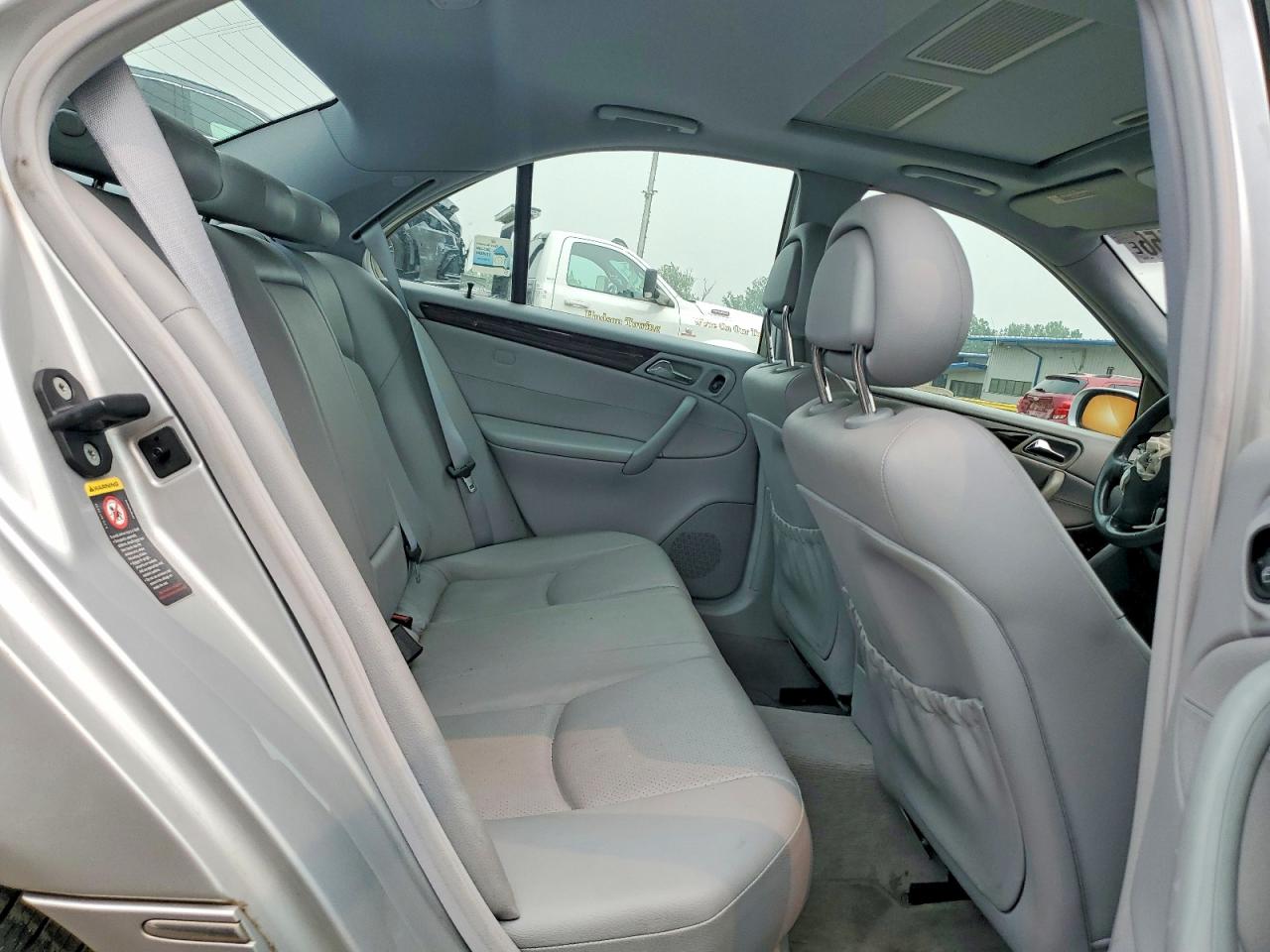 2004 Mercedes-benz C 240 4matic Silver vin: WDBRF81J64F552292