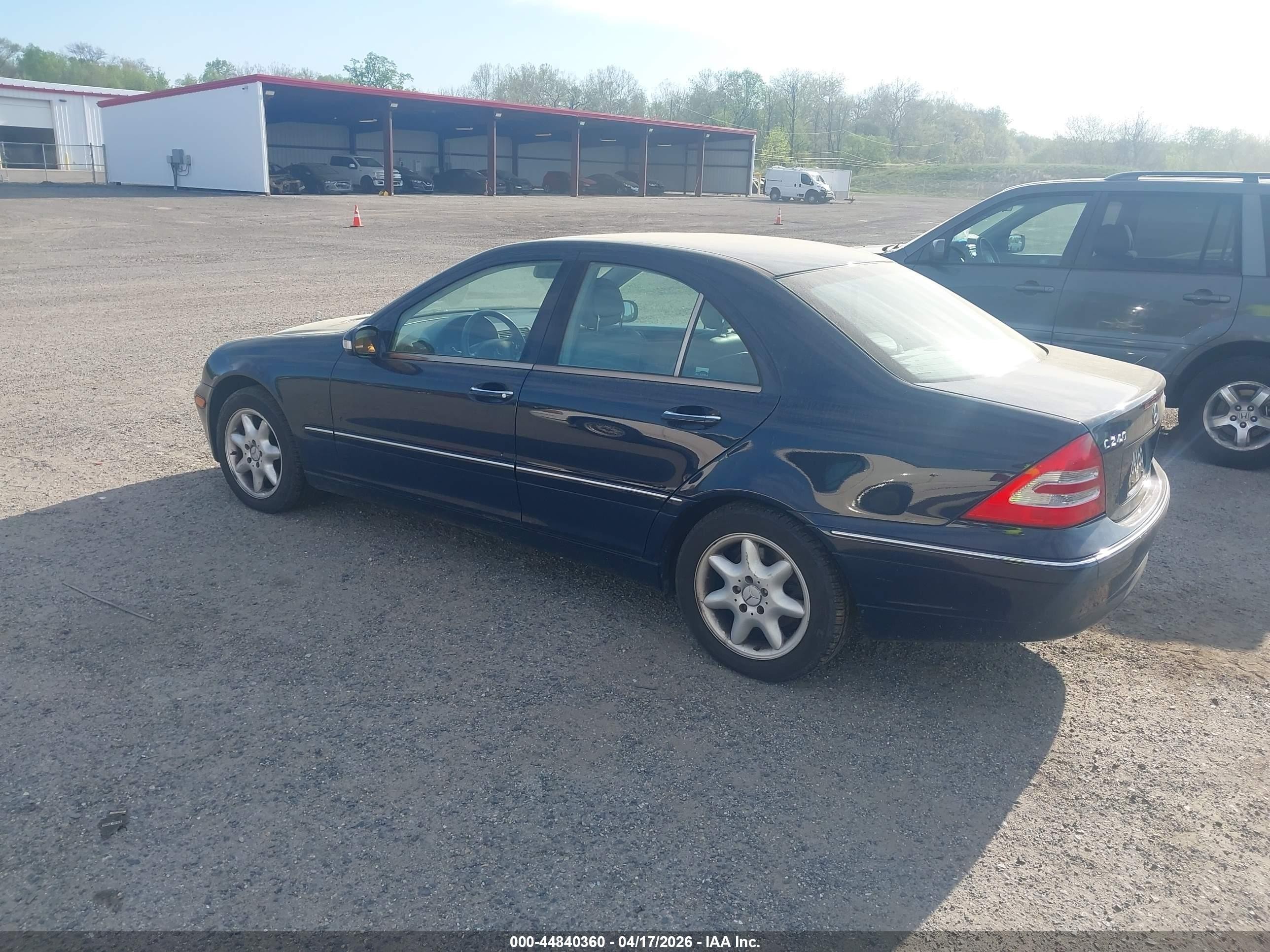 2004 Mercedes-benz C 240 4matic Blue vin: WDBRF81J64F555631