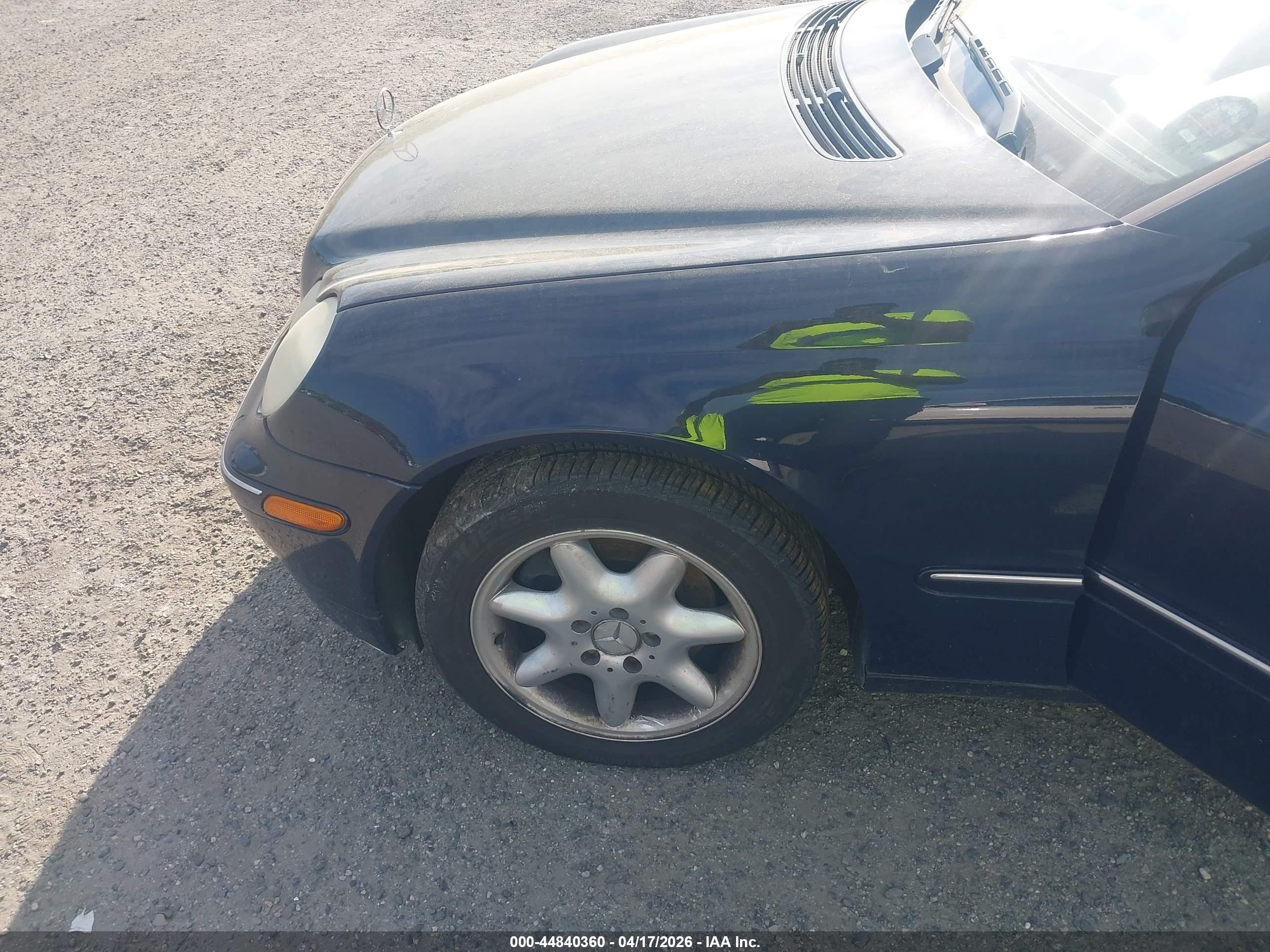 2004 Mercedes-benz C 240 4matic Blue vin: WDBRF81J64F555631