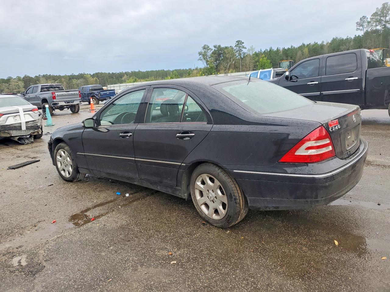 2005 Mercedes-benz C 240 4matic Black vin: WDBRF81J65F563150