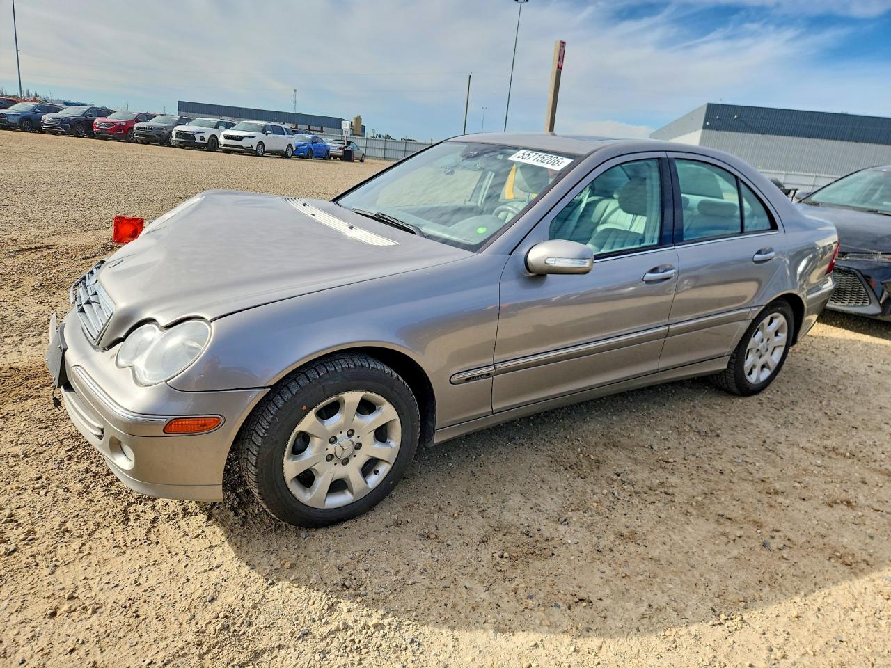 2005 Mercedes-benz C 240 4matic Silver vin: WDBRF81J65F686141
