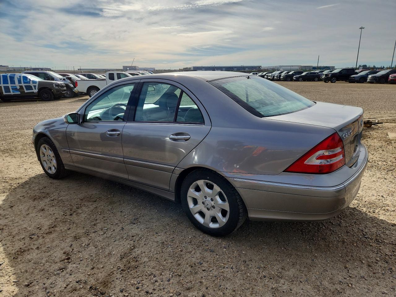 2005 Mercedes-benz C 240 4matic Silver vin: WDBRF81J65F686141