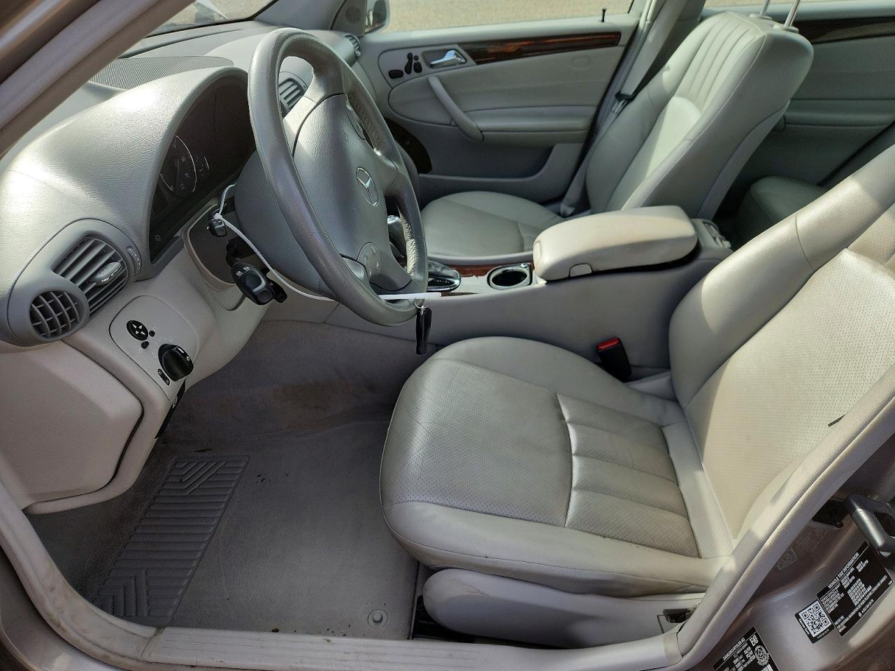 2005 Mercedes-benz C 240 4matic Silver vin: WDBRF81J65F686141