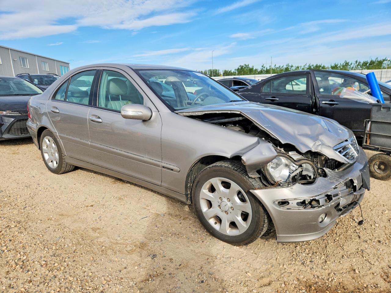 2005 Mercedes-benz C 240 4matic Silver vin: WDBRF81J65F686141