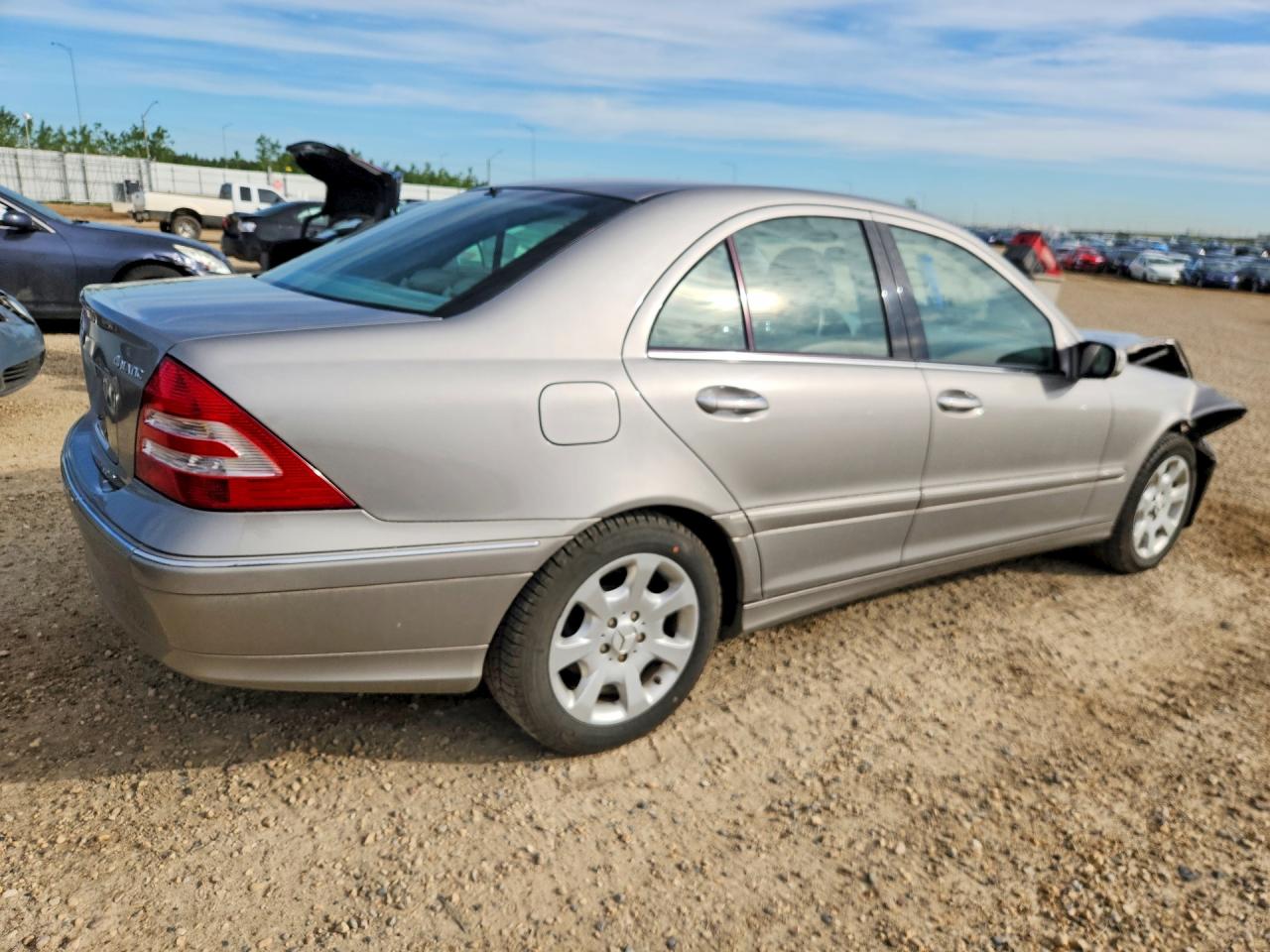 2005 Mercedes-benz C 240 4matic Silver vin: WDBRF81J65F686141