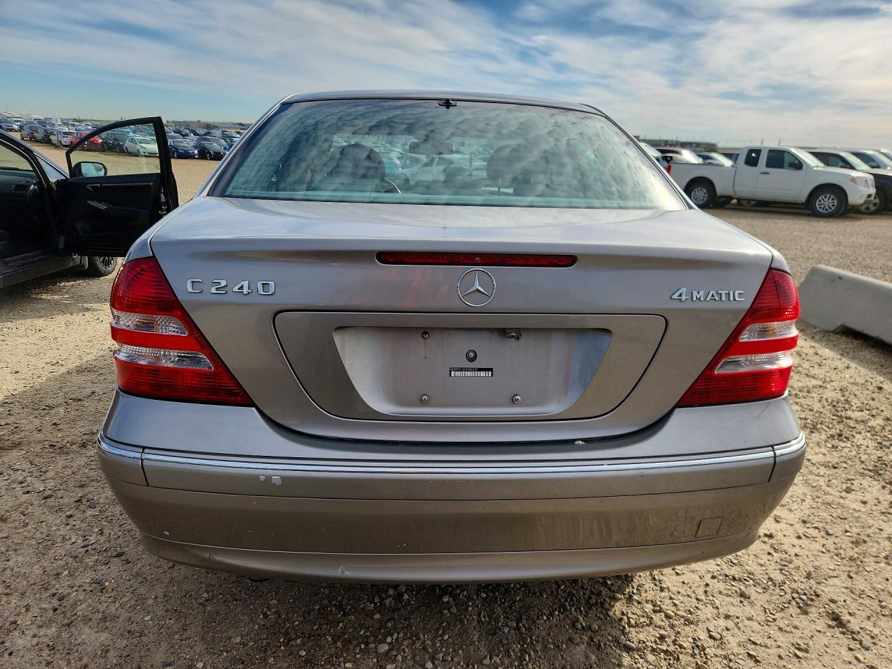 2005 Mercedes-benz C 240 4matic Silver vin: WDBRF81J65F686141