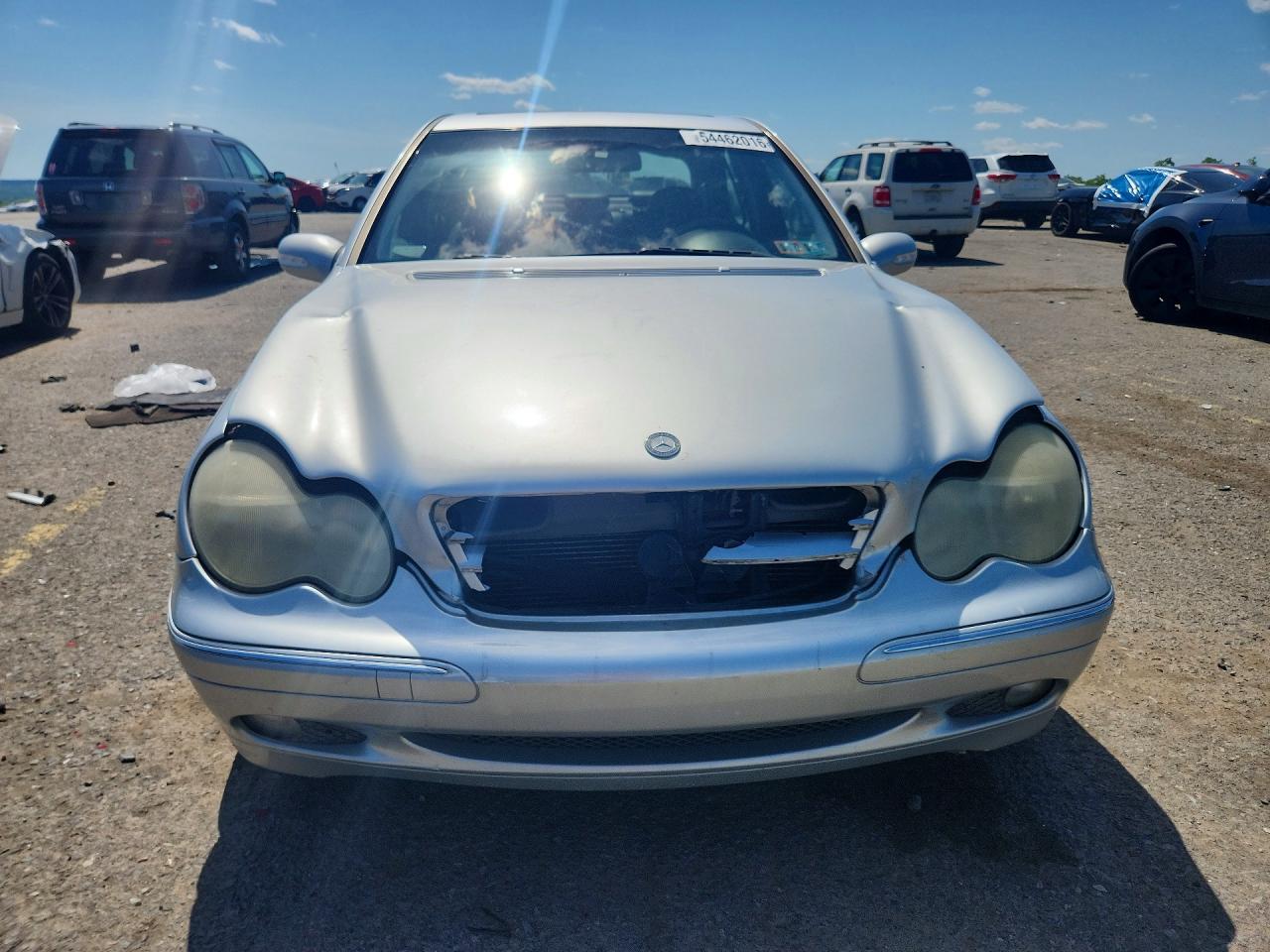 2004 Mercedes-benz C 240 4matic Silver vin: WDBRF81J74F499179