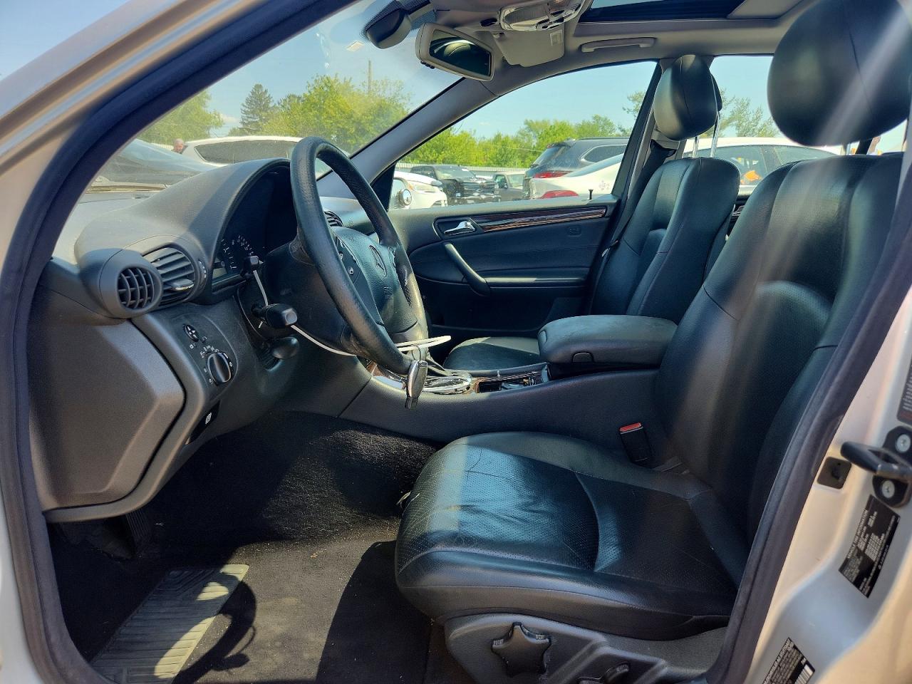 2004 Mercedes-benz C 240 4matic Silver vin: WDBRF81J74F499179