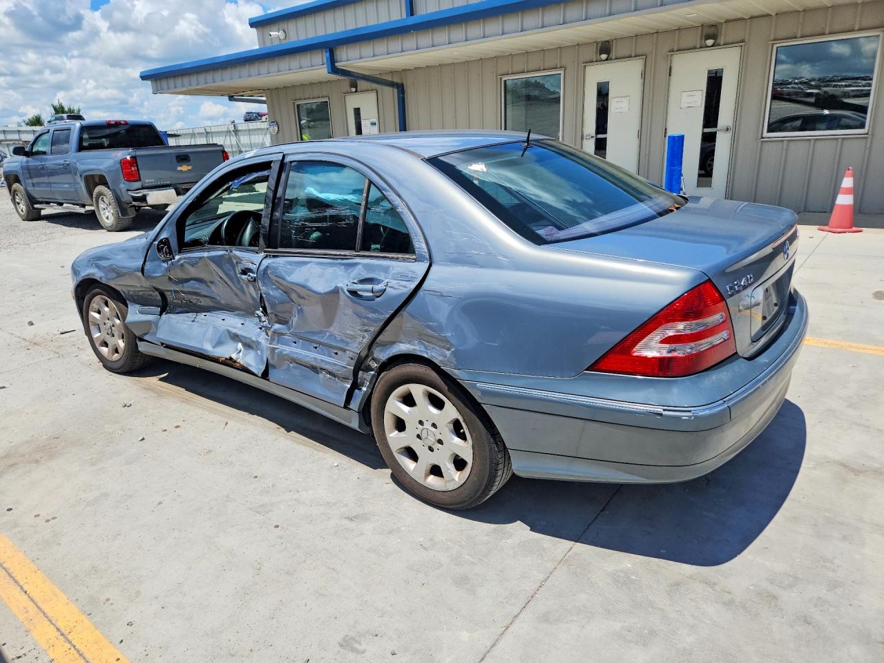 2005 Mercedes-benz C 230 4matic Gray vin: WDBRF81J75F671373