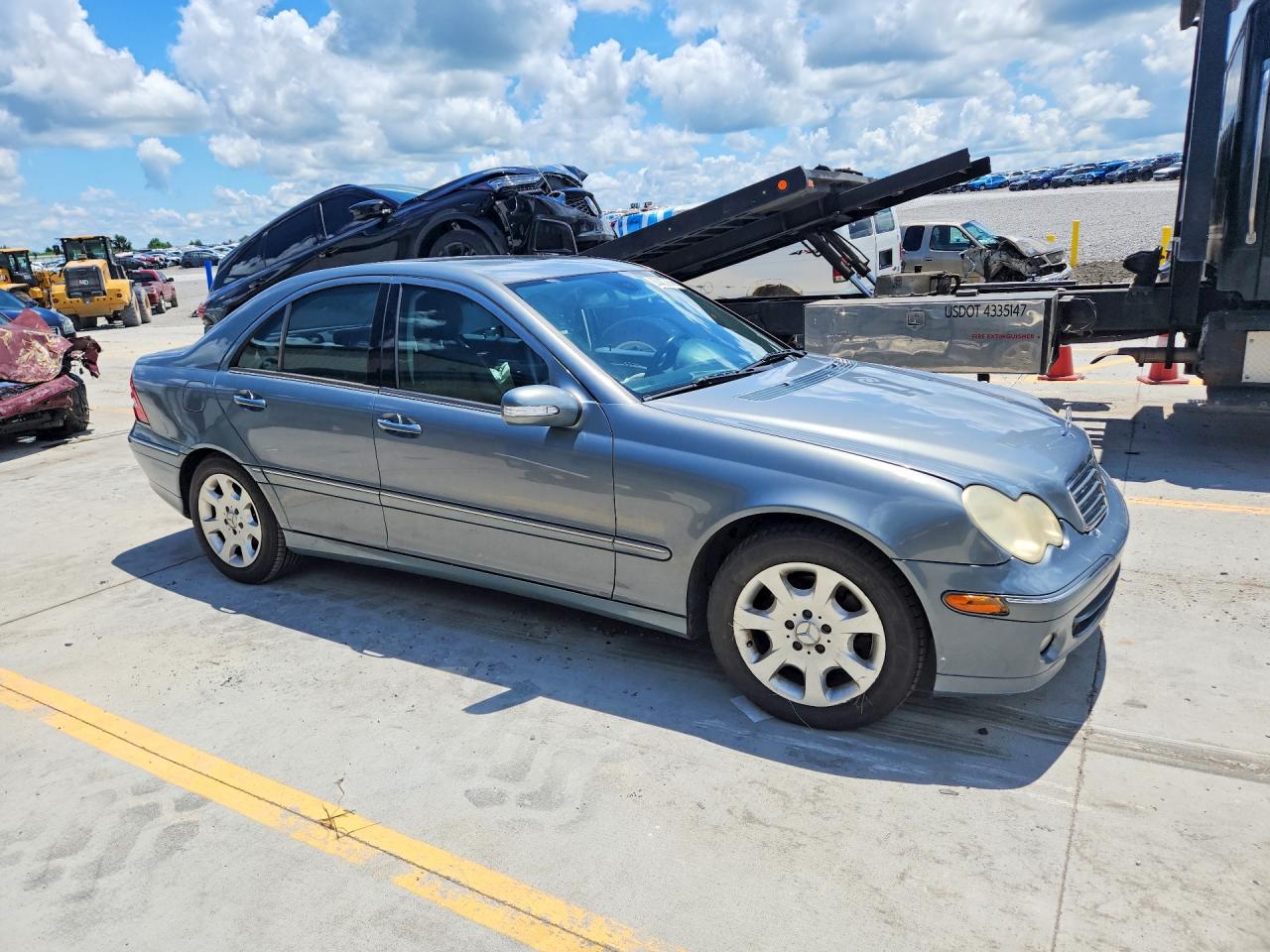2005 Mercedes-benz C 230 4matic Gray vin: WDBRF81J75F671373