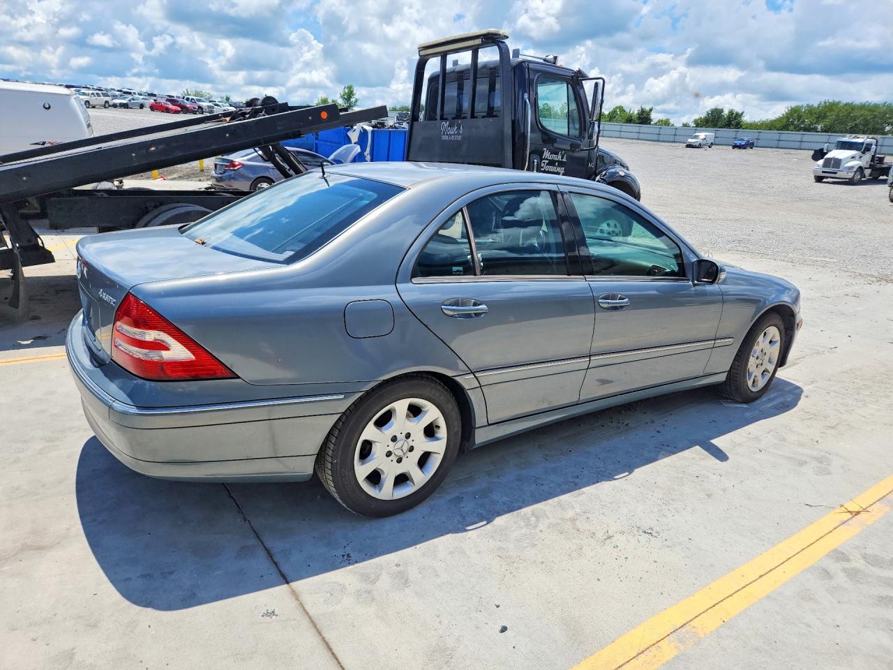 2005 Mercedes-benz C 230 4matic Gray vin: WDBRF81J75F671373