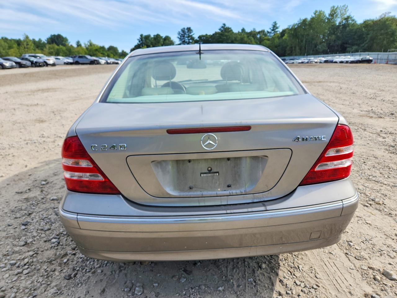 2005 Mercedes-benz C 240 4matic Beige vin: WDBRF81J75F671857