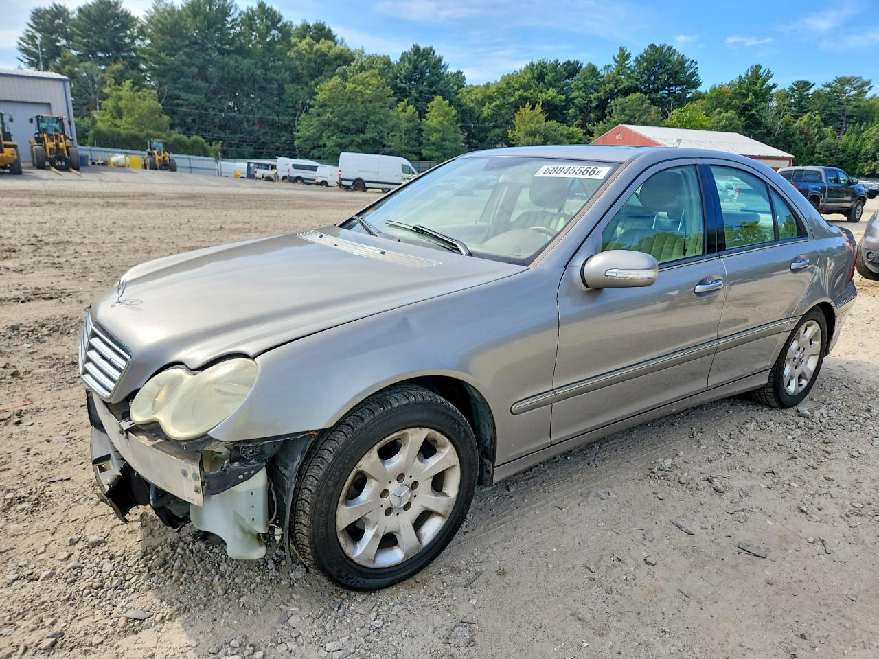 2005 Mercedes-benz C 240 4matic Бежевый vin: WDBRF81J75F671857