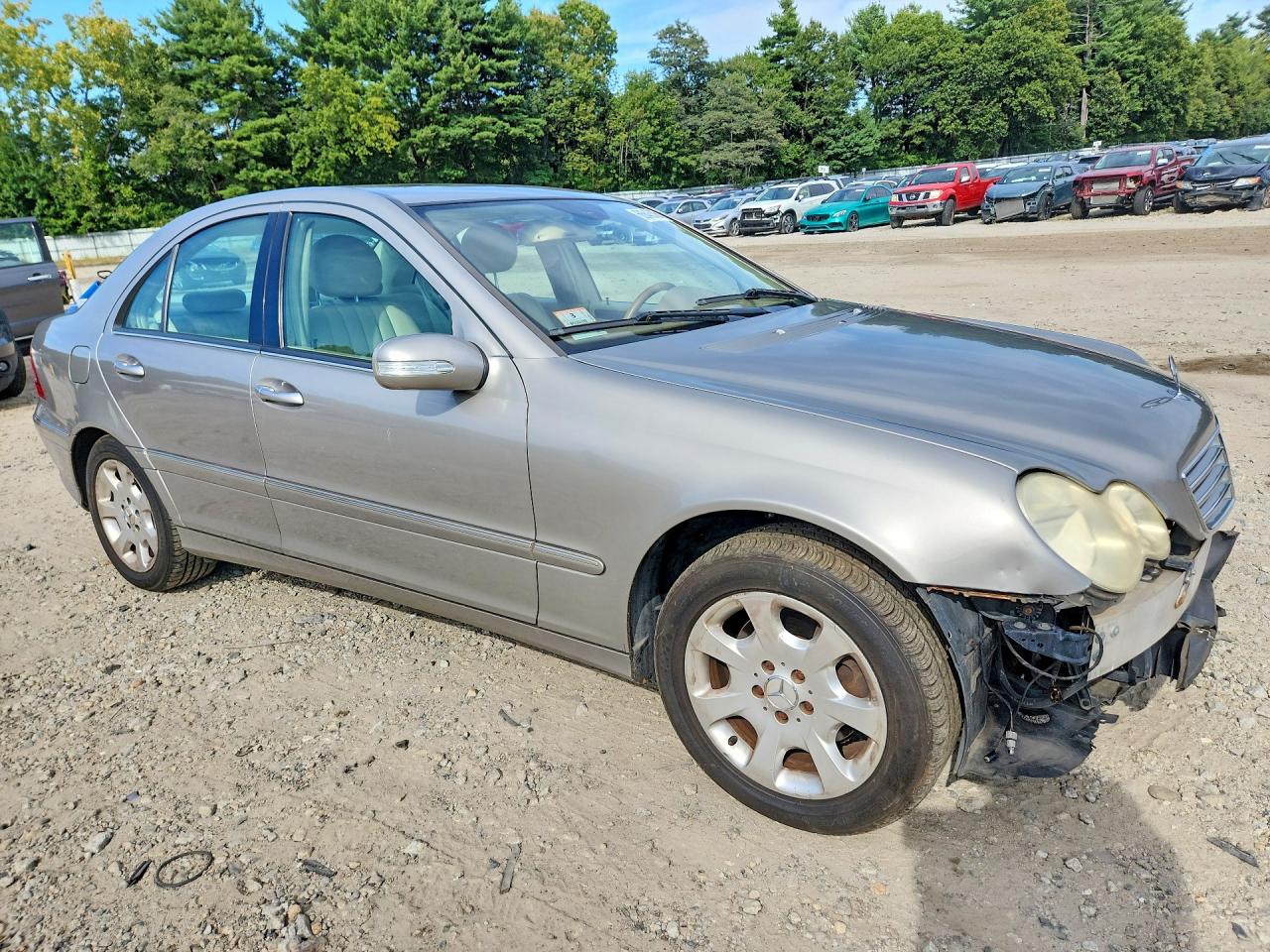 2005 Mercedes-benz C 240 4matic Beige vin: WDBRF81J75F671857