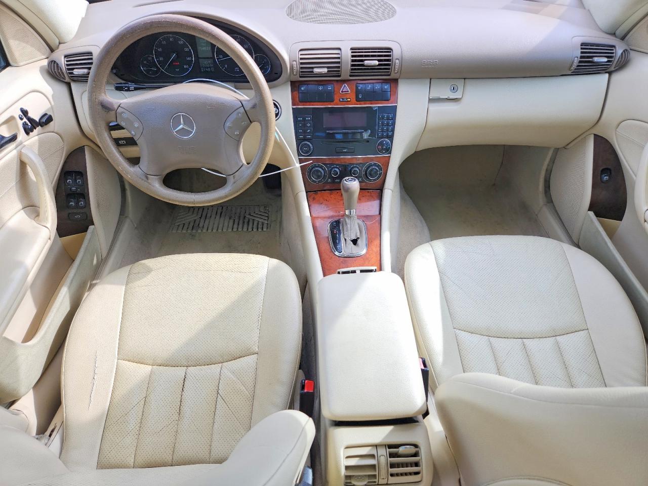 2005 Mercedes-benz C 240 4matic Beige vin: WDBRF81J75F671857