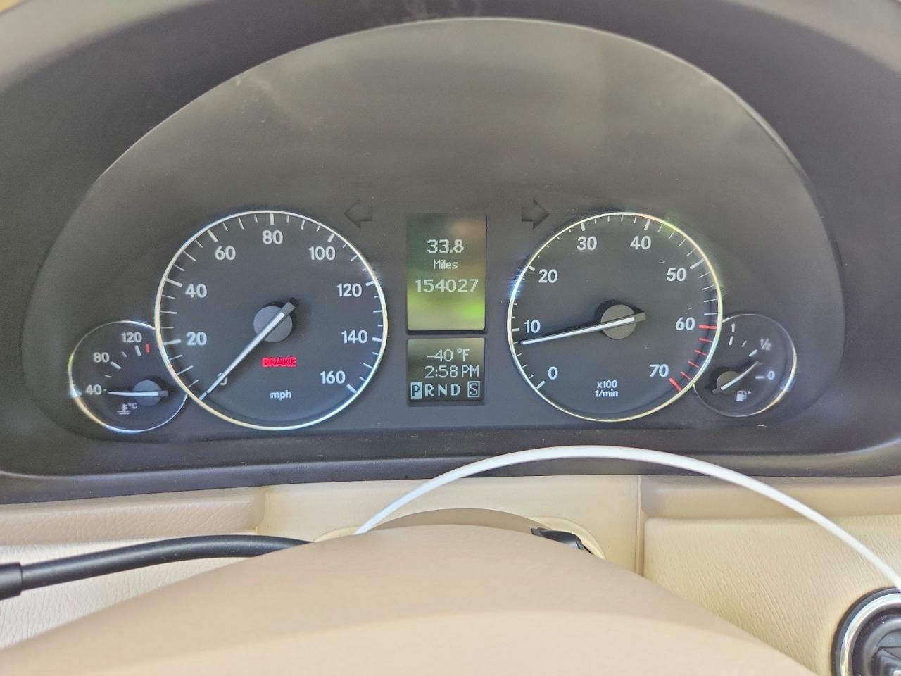 2005 Mercedes-benz C 240 4matic Beige vin: WDBRF81J75F671857