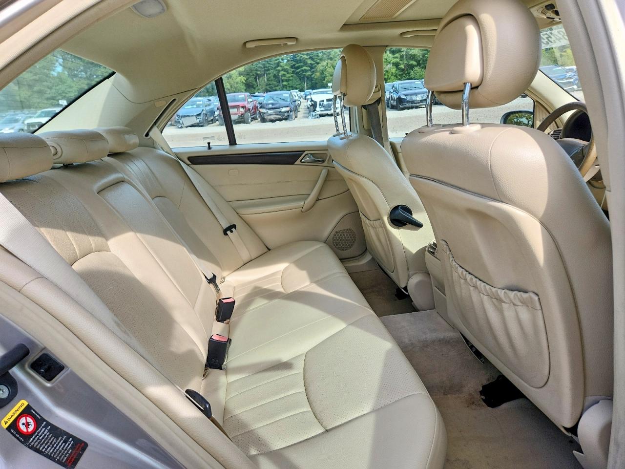 2005 Mercedes-benz C 240 4matic Beige vin: WDBRF81J75F671857