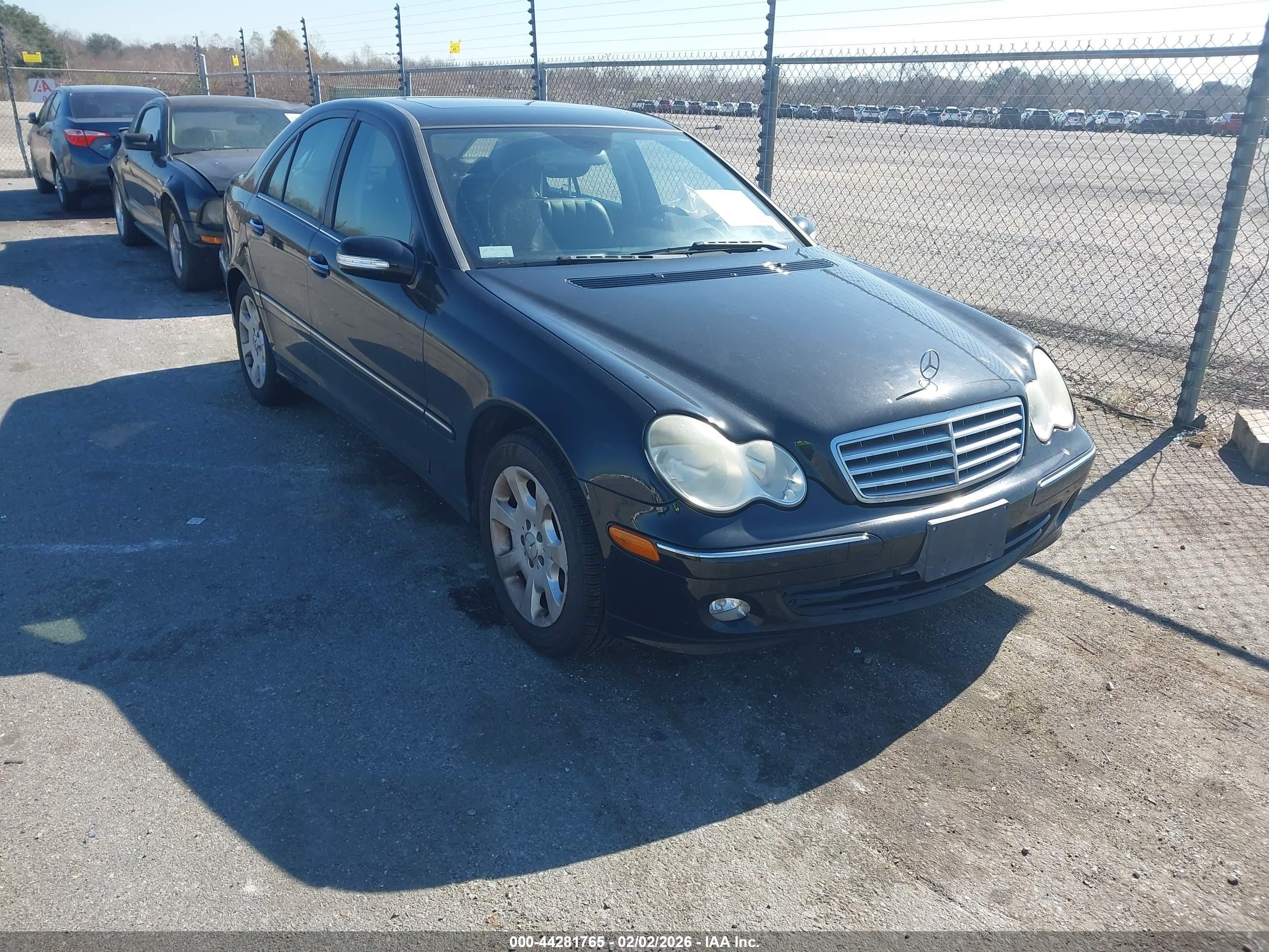 2005 Mercedes-benz C 240 Luxury 4matic Black vin: WDBRF81J75F716490
