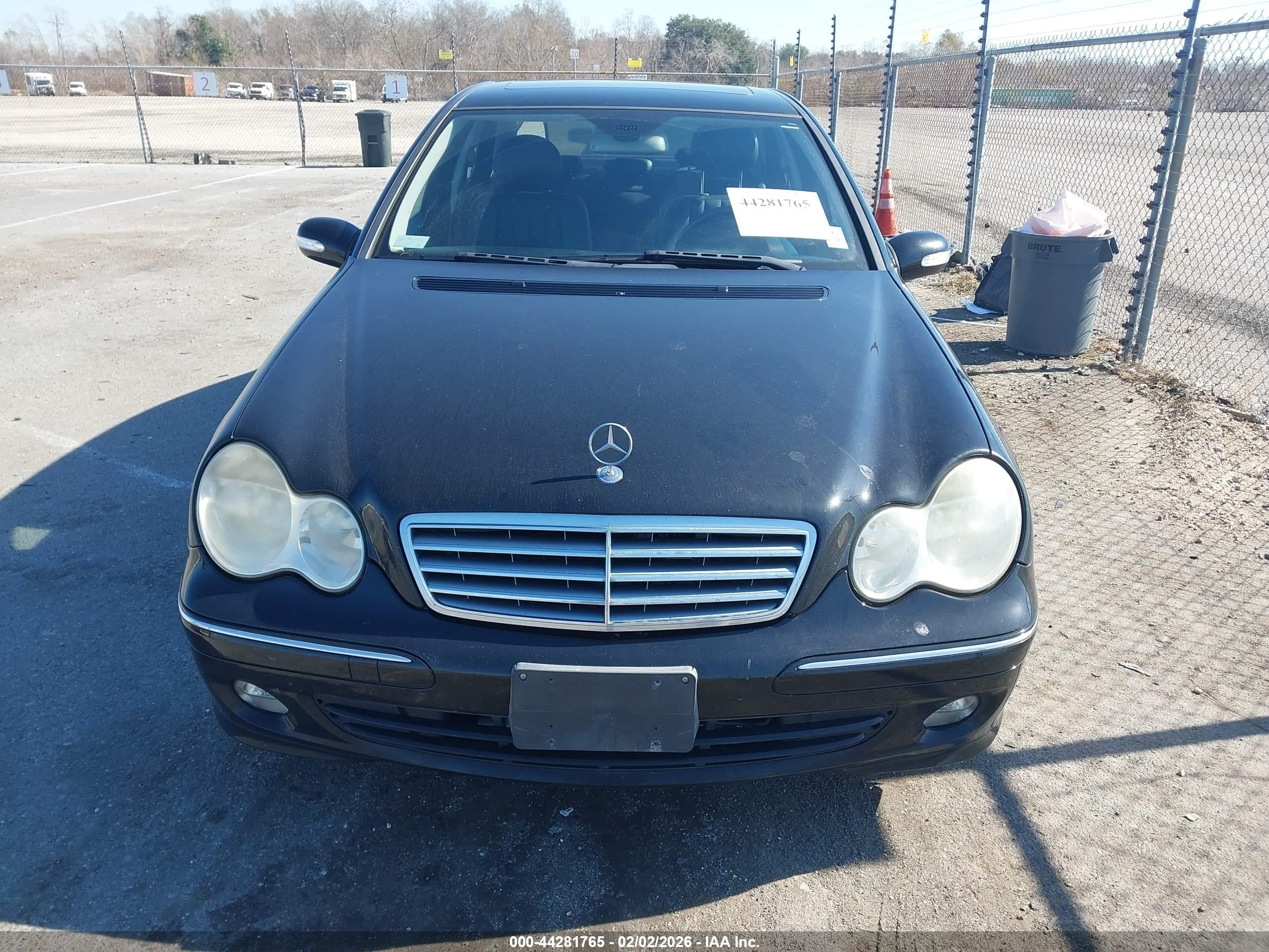 2005 Mercedes-benz C 240 Luxury 4matic Black vin: WDBRF81J75F716490
