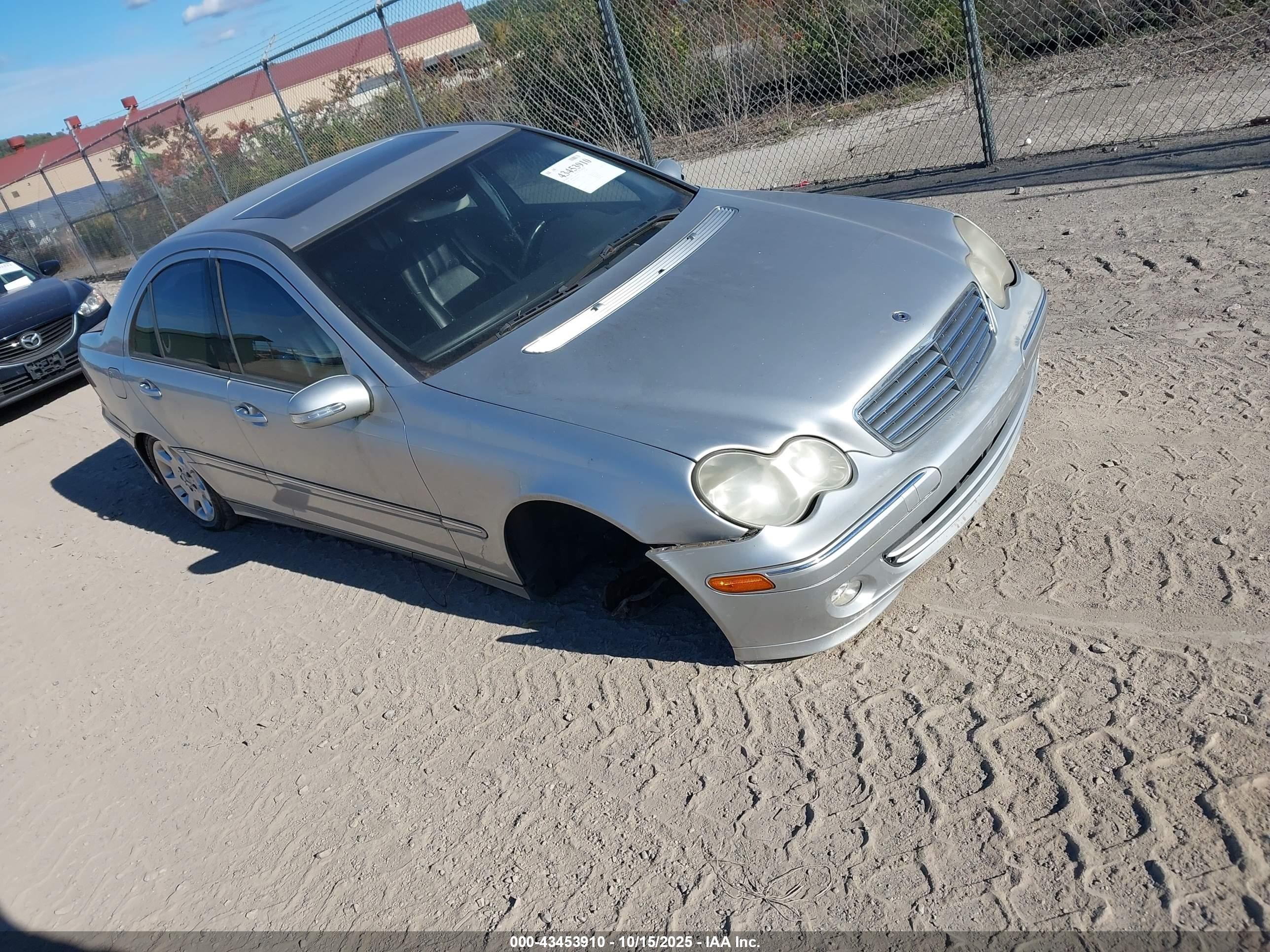 2005 Mercedes-benz C 240 Luxury 4matic Silver vin: WDBRF81J85F585120