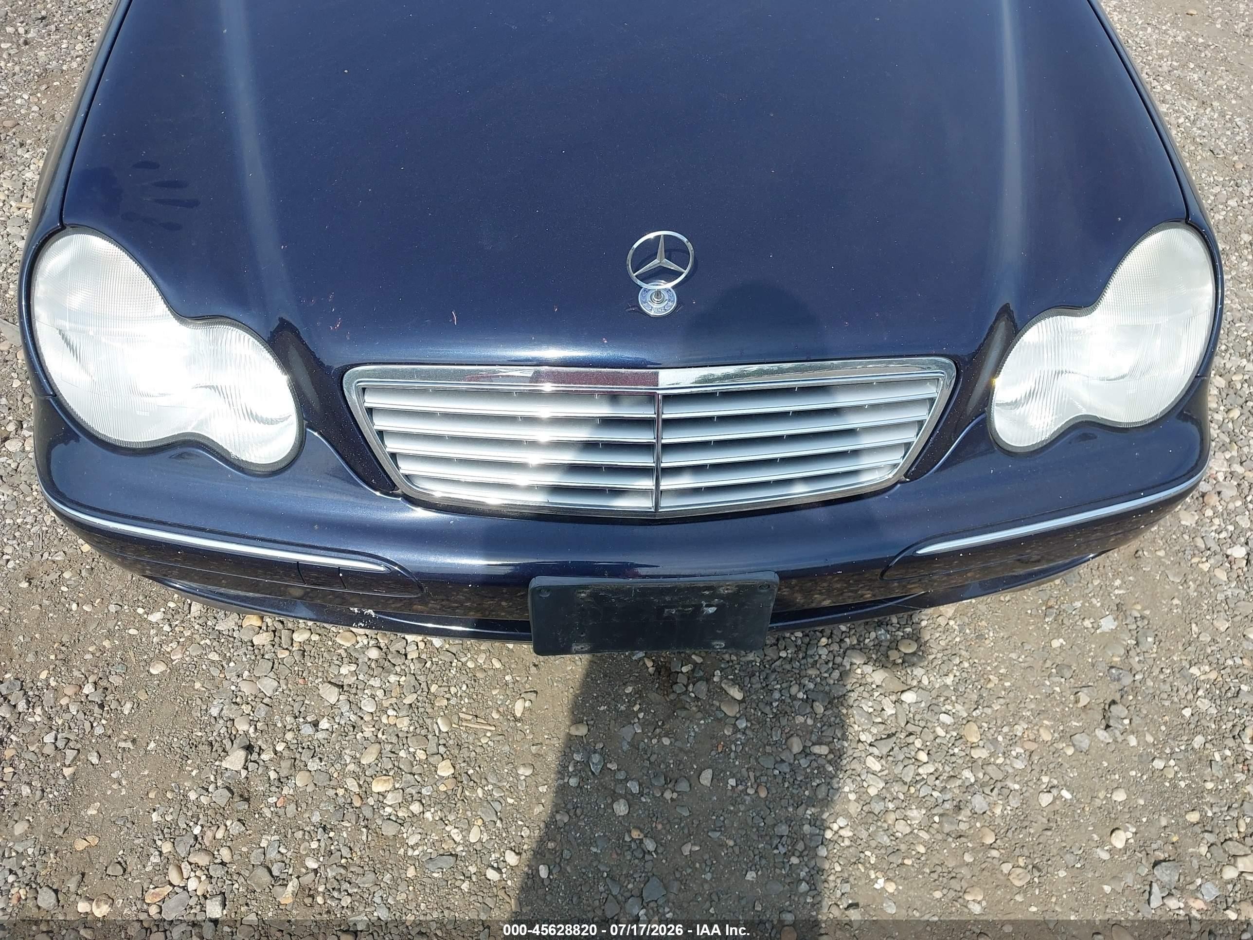 2003 Mercedes-benz C 240 4matic Blue vin: WDBRF81J93F430850