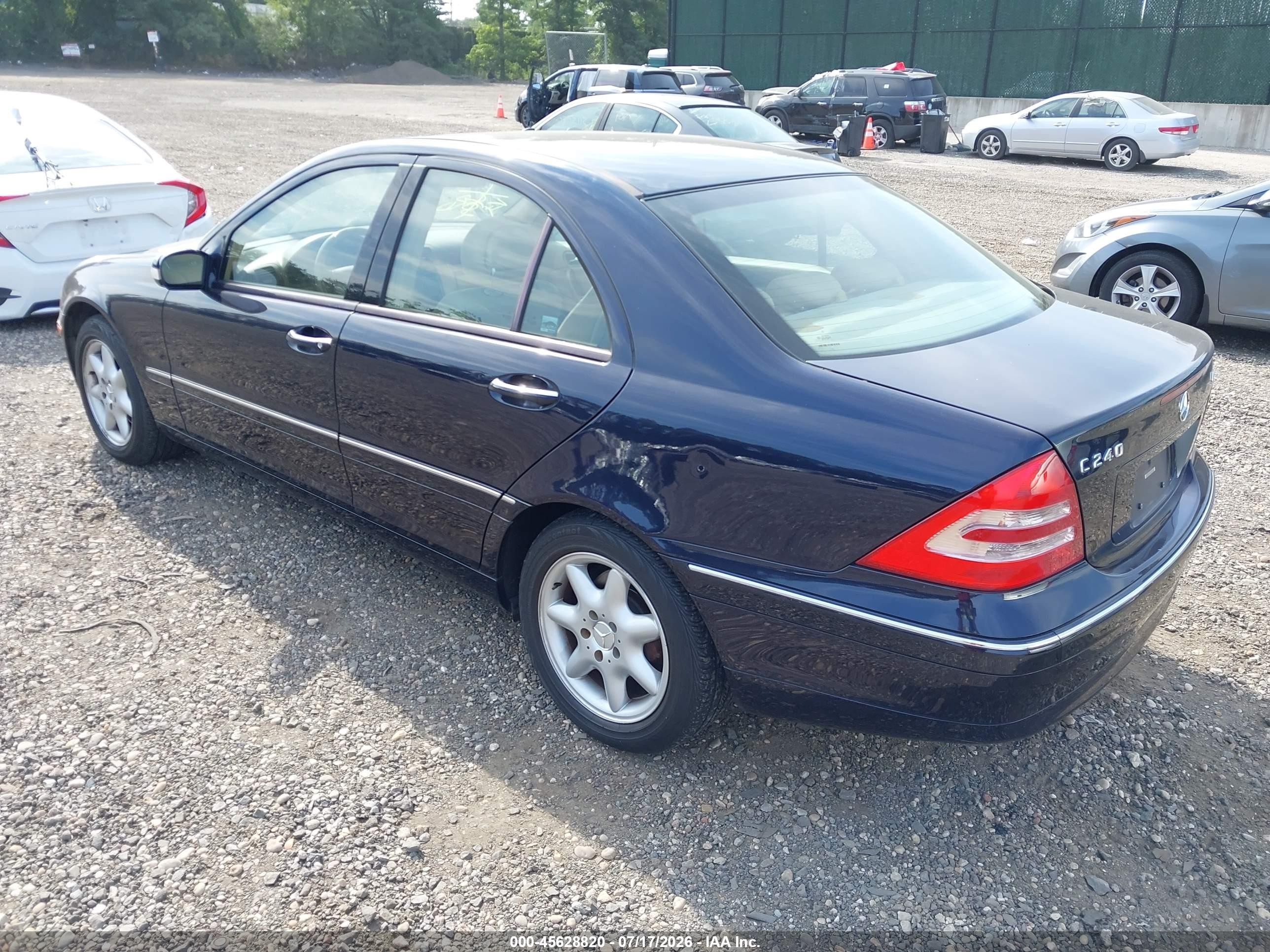 2003 Mercedes-benz C 240 4matic Blue vin: WDBRF81J93F430850