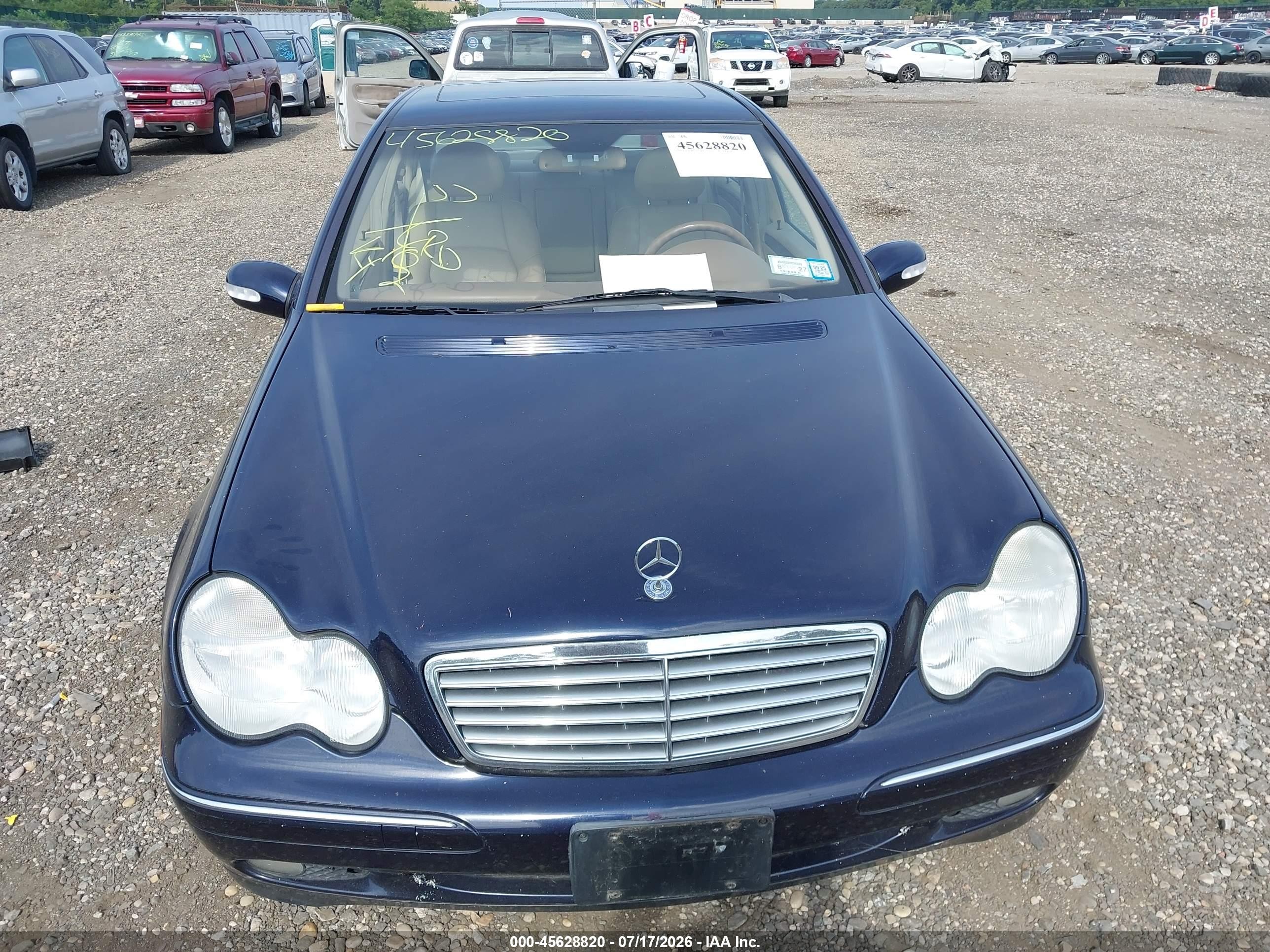 2003 Mercedes-benz C 240 4matic Blue vin: WDBRF81J93F430850