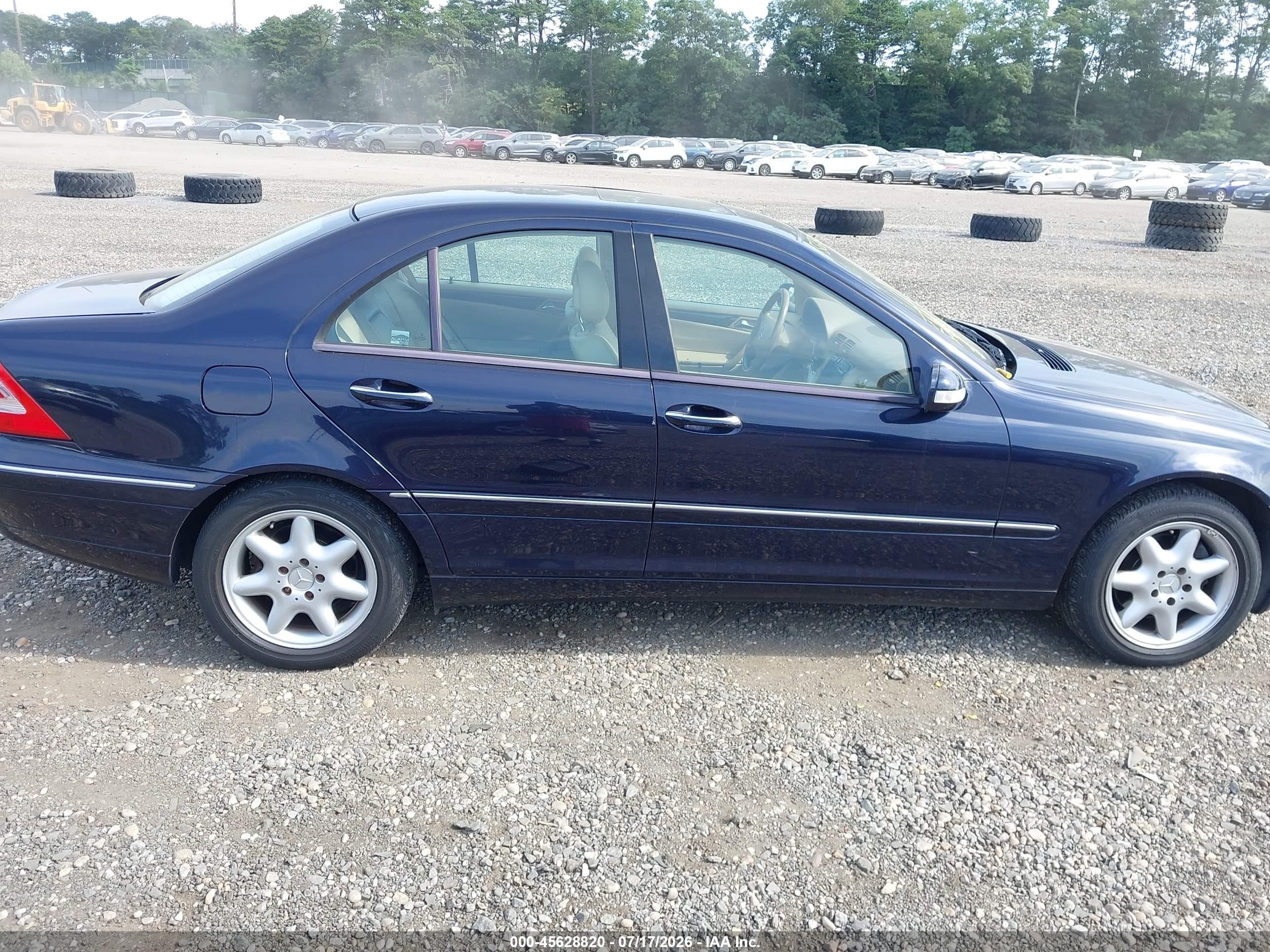 2003 Mercedes-benz C 240 4matic Blue vin: WDBRF81J93F430850