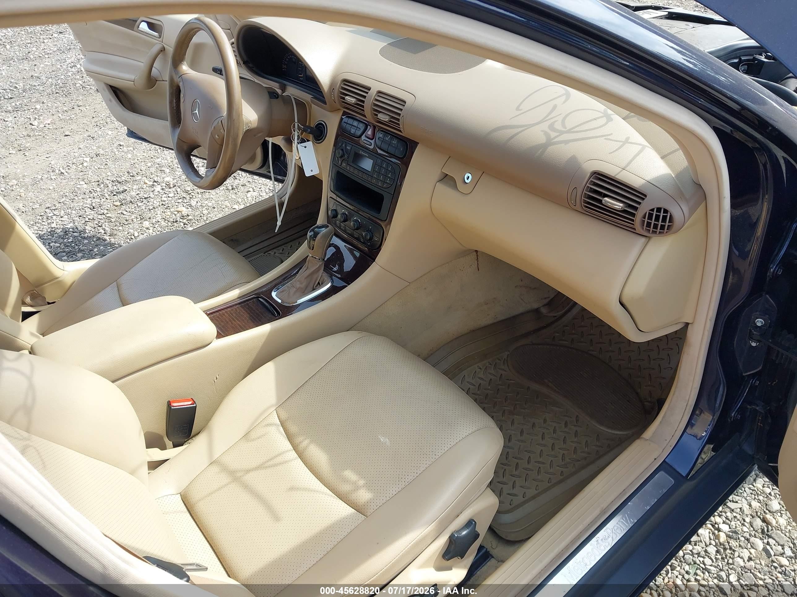 2003 Mercedes-benz C 240 4matic Blue vin: WDBRF81J93F430850