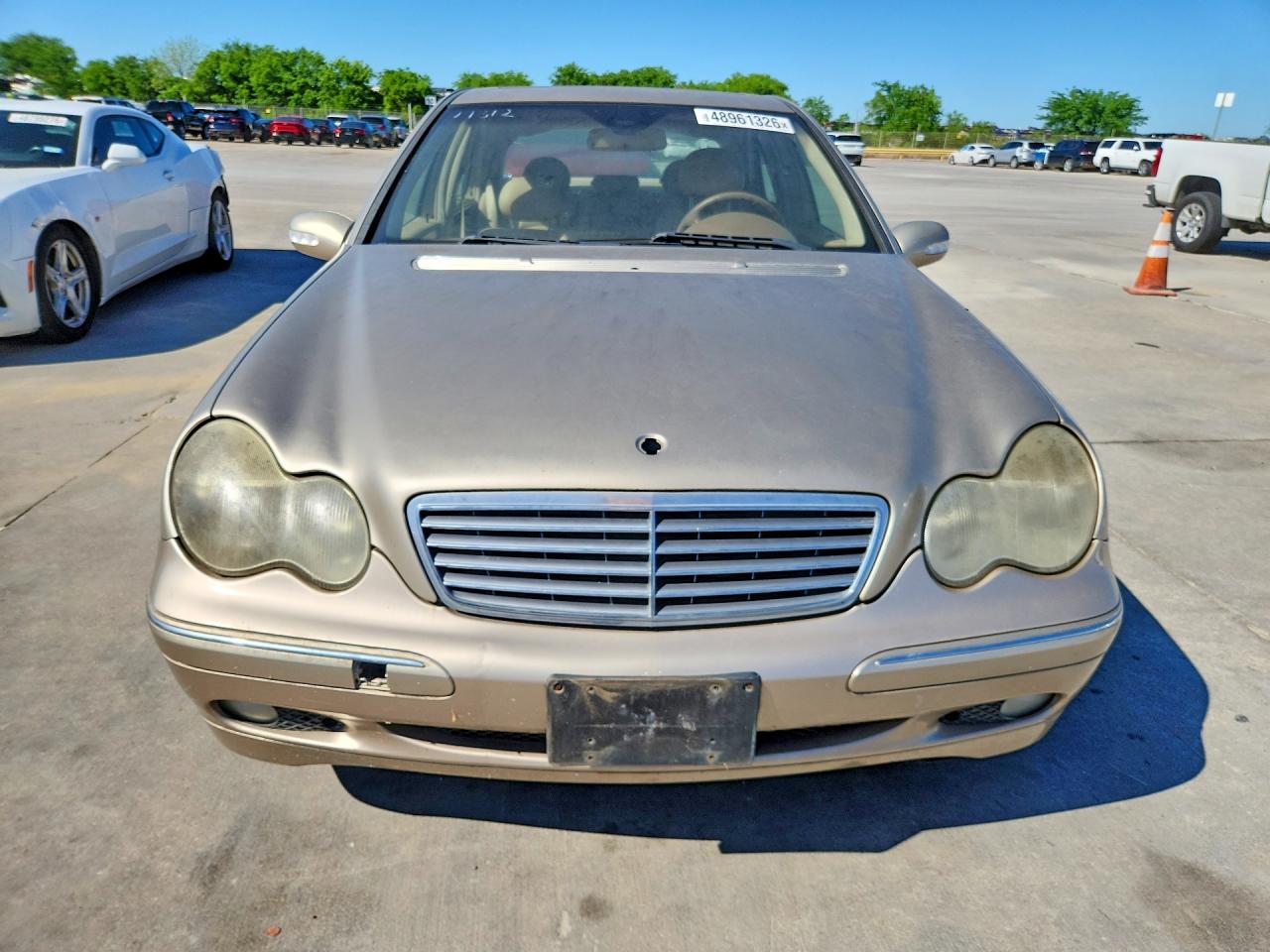 2004 Mercedes-benz C 240 4matic Желто-коричневый vin: WDBRF81J94F487289