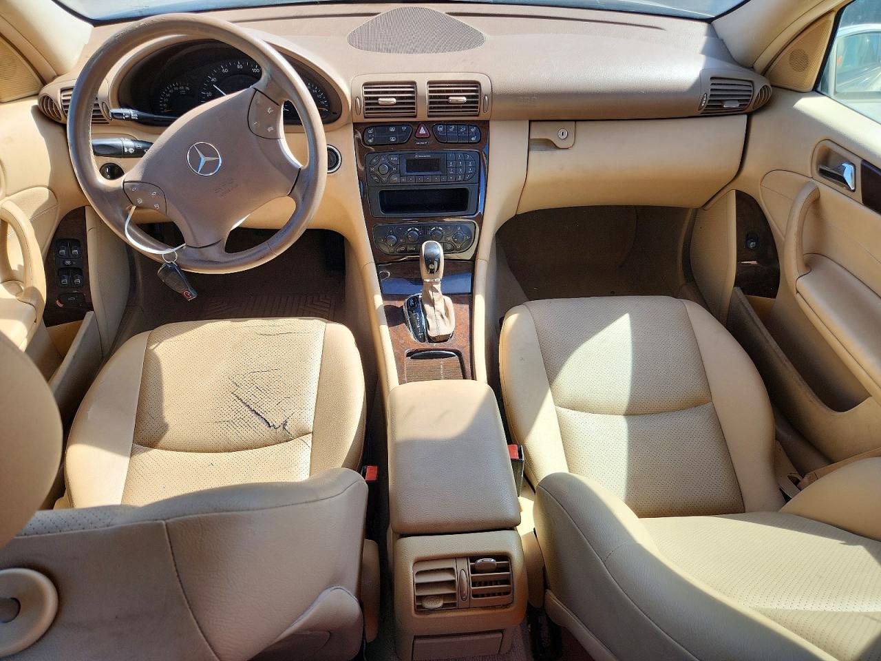 2004 Mercedes-benz C 240 4matic Желто-коричневый vin: WDBRF81J94F487289