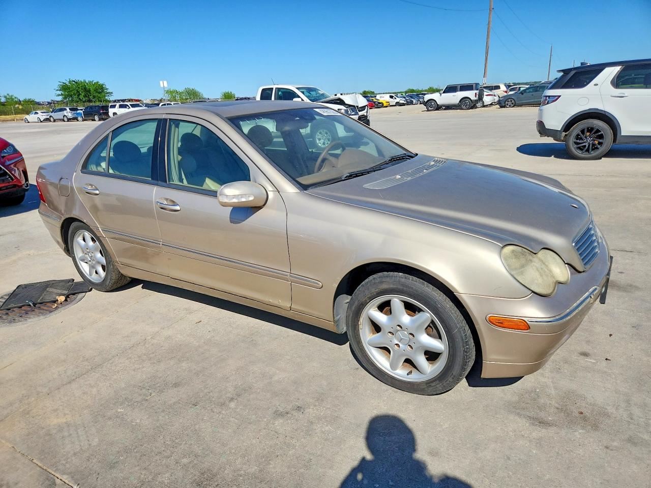 2004 Mercedes-benz C 240 4matic Желто-коричневый vin: WDBRF81J94F487289