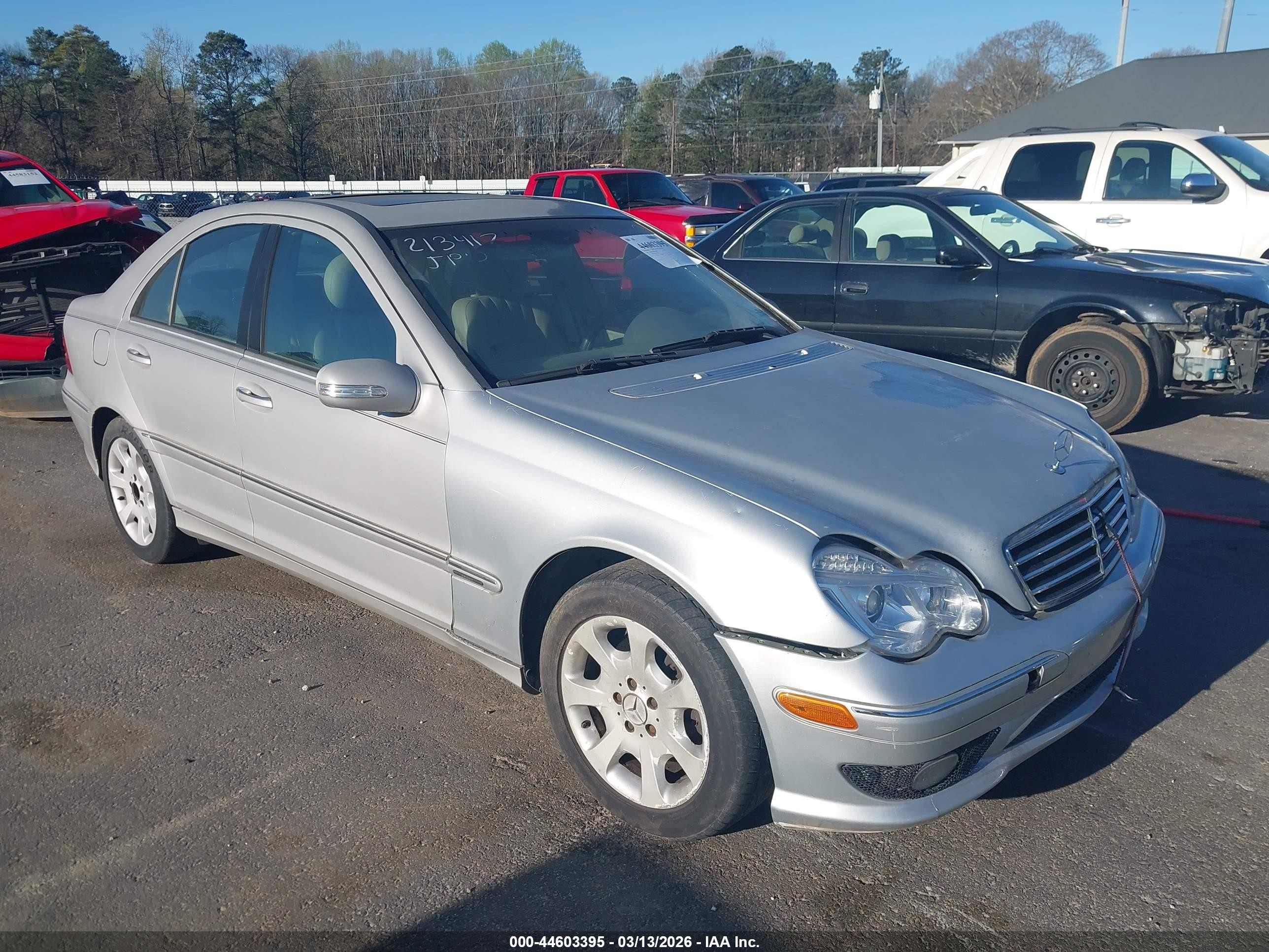 2005 Mercedes-benz C 240 Luxury 4matic Silver vin: WDBRF81J95F589404