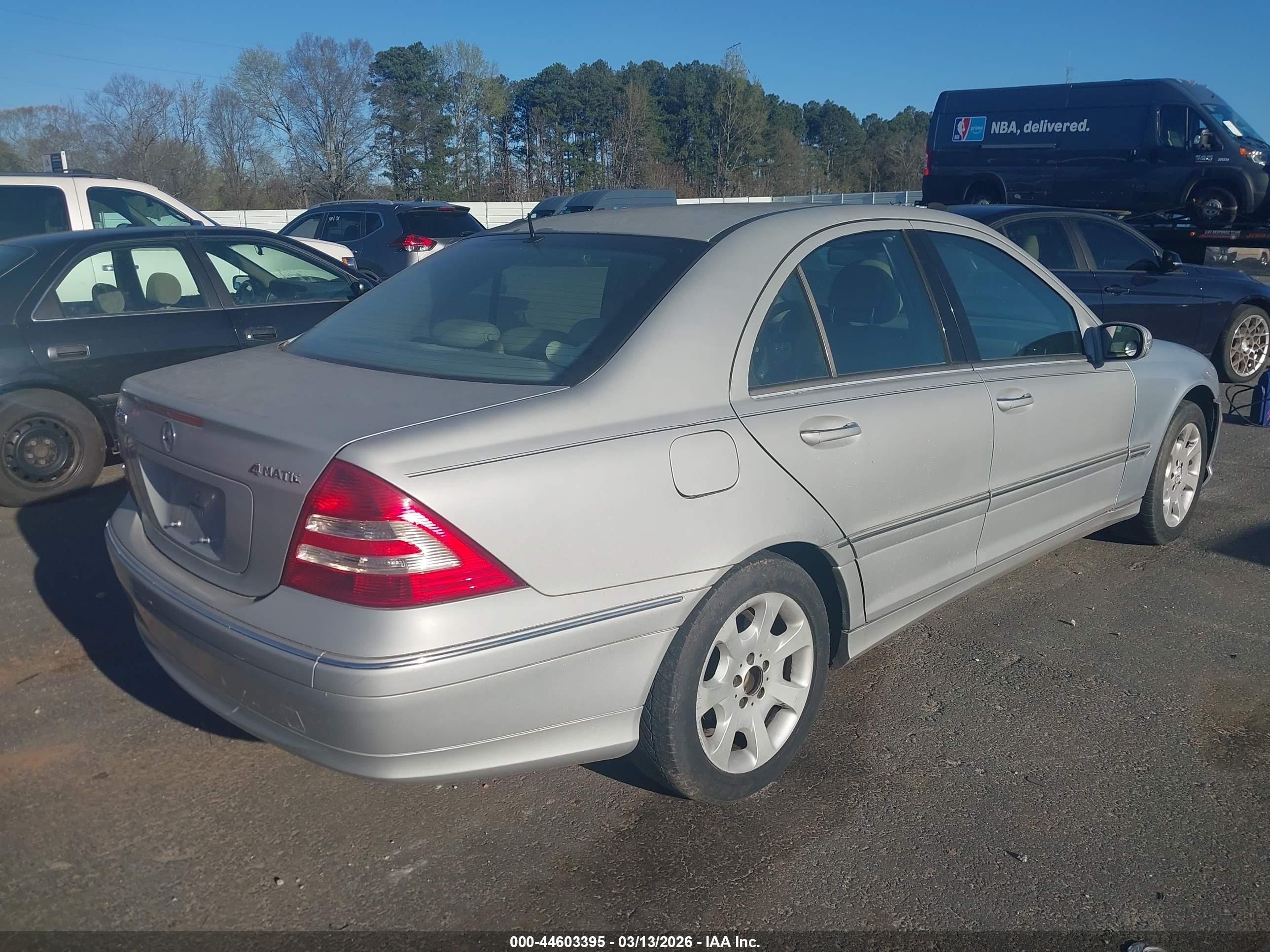 2005 Mercedes-benz C 240 Luxury 4matic Silver vin: WDBRF81J95F589404