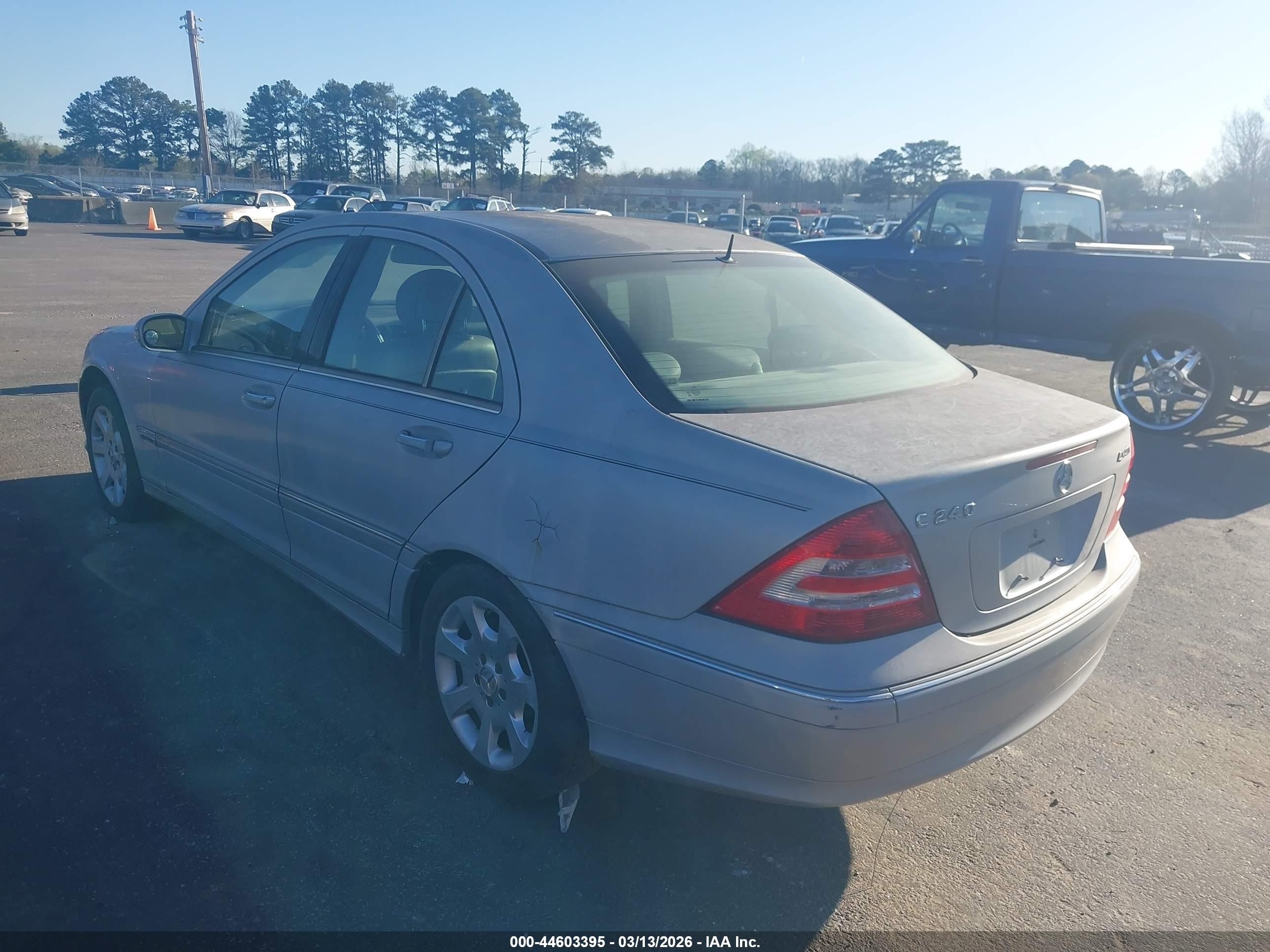 2005 Mercedes-benz C 240 Luxury 4matic Silver vin: WDBRF81J95F589404
