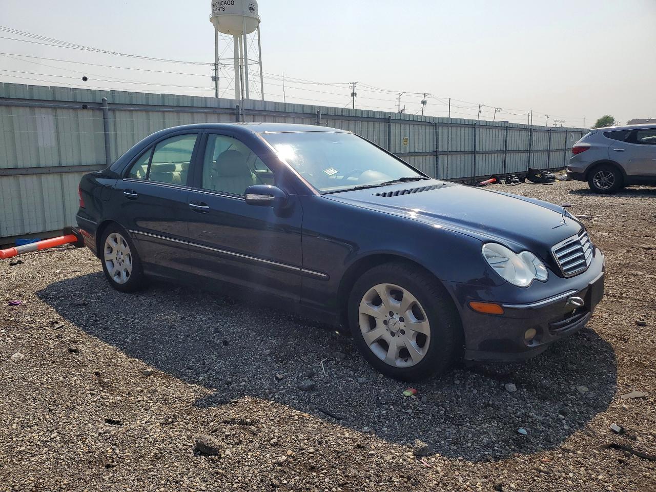 2005 Mercedes-benz C 240 4matic Blue vin: WDBRF81J95F613894