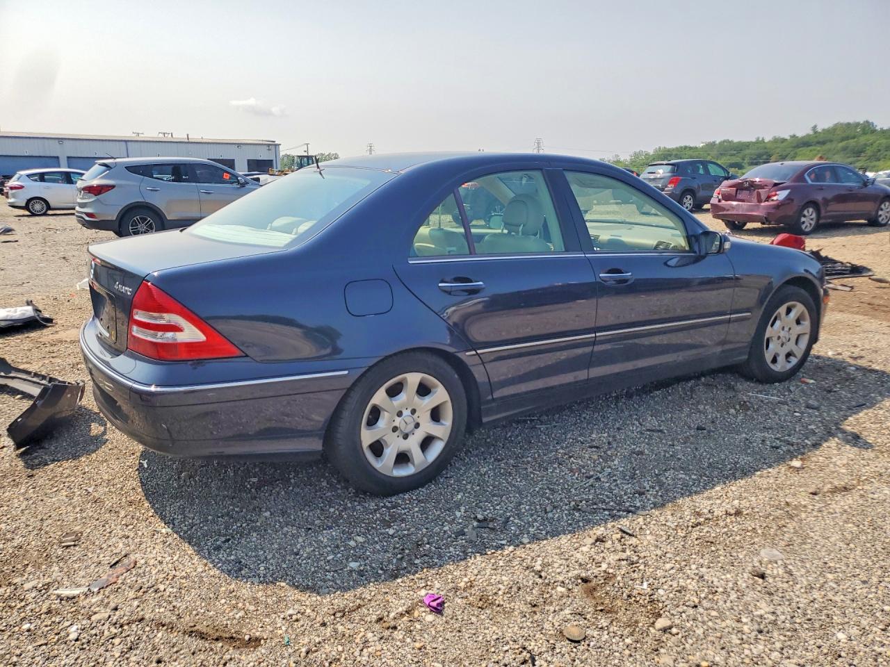 2005 Mercedes-benz C 240 4matic Blue vin: WDBRF81J95F613894