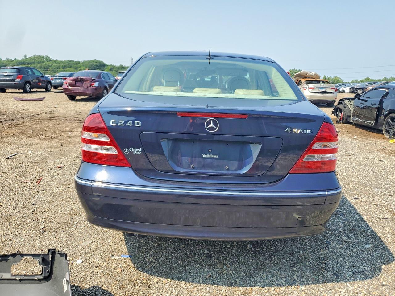 2005 Mercedes-benz C 240 4matic Blue vin: WDBRF81J95F613894