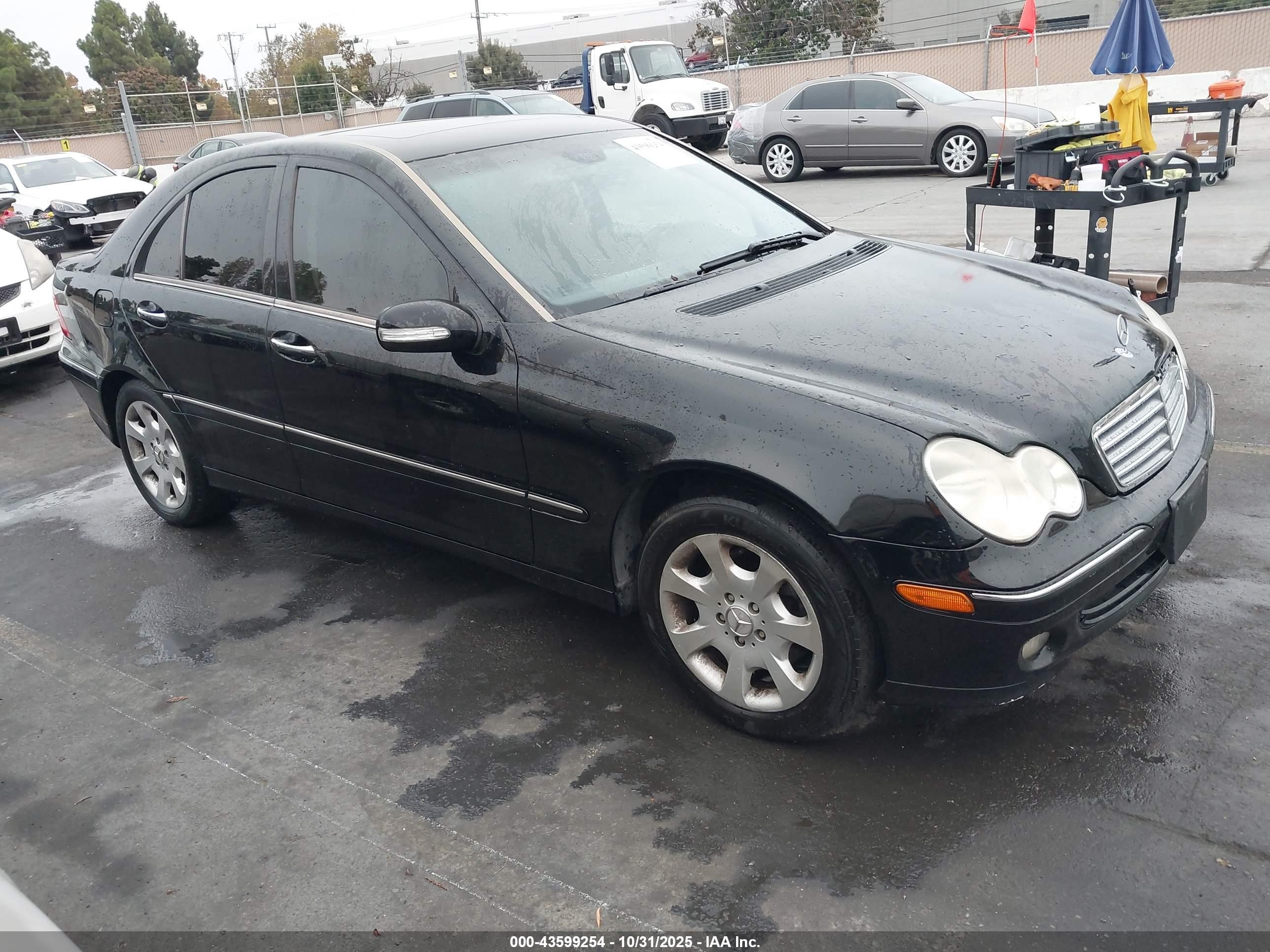 2005 Mercedes-benz C 240 Luxury 4matic Black vin: WDBRF81J95F702929