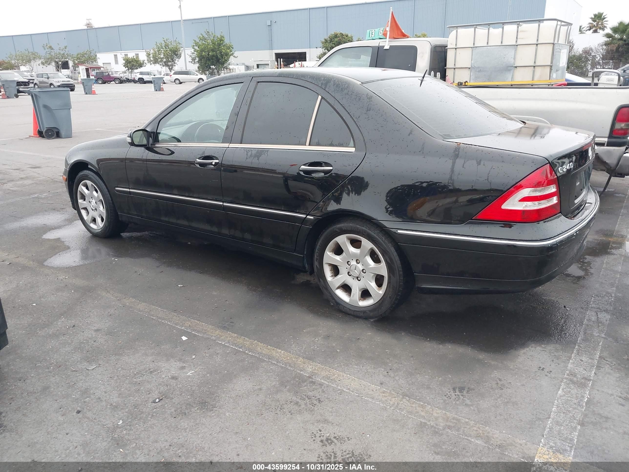 2005 Mercedes-benz C 240 Luxury 4matic Black vin: WDBRF81J95F702929