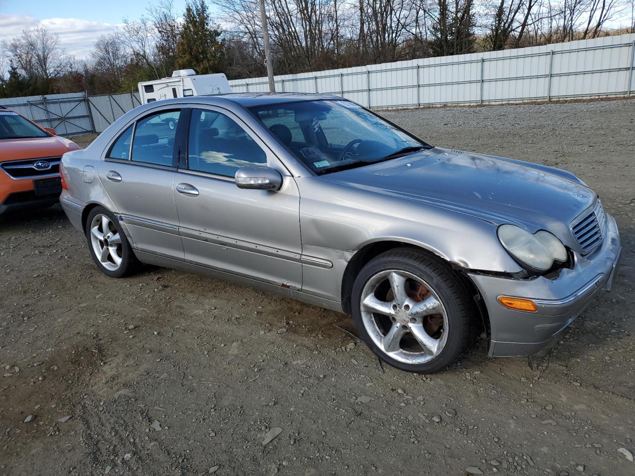2003 Mercedes-benz C 240 4matic Silver vin: WDBRF81JX3F357746