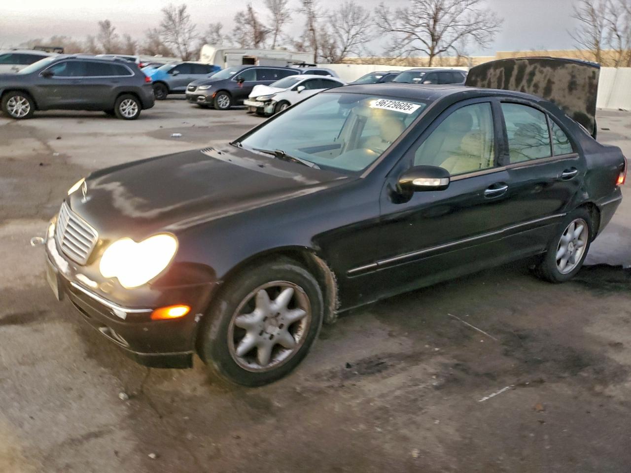 2003 Mercedes-benz C 240 4matic Черный vin: WDBRF81JX3F383764