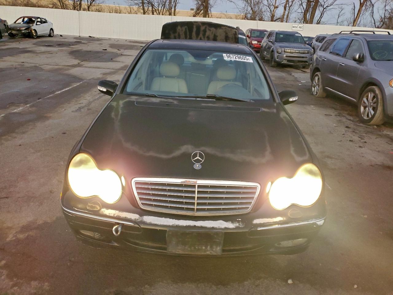 2003 Mercedes-benz C 240 4matic Черный vin: WDBRF81JX3F383764