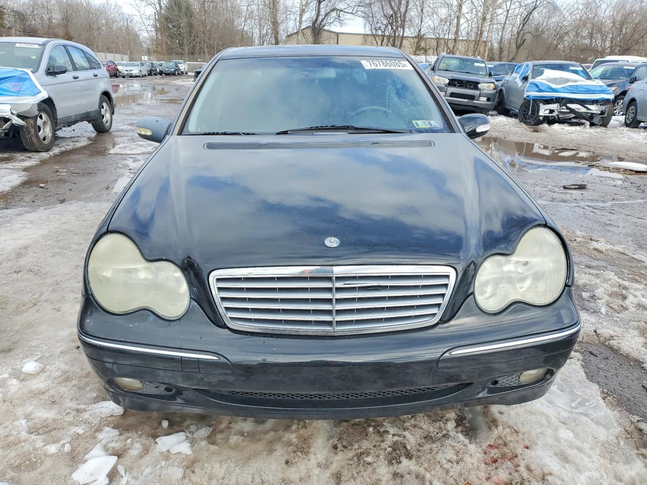 2003 Mercedes-benz C 240 4matic Black vin: WDBRF81JX3F435992
