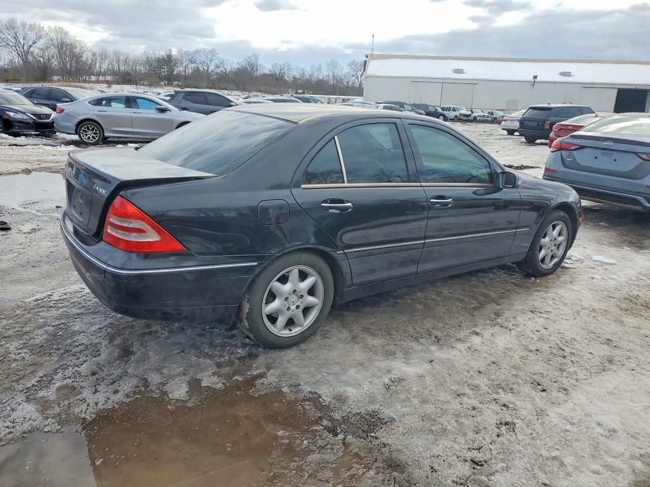 2003 Mercedes-benz C 240 4matic Black vin: WDBRF81JX3F435992