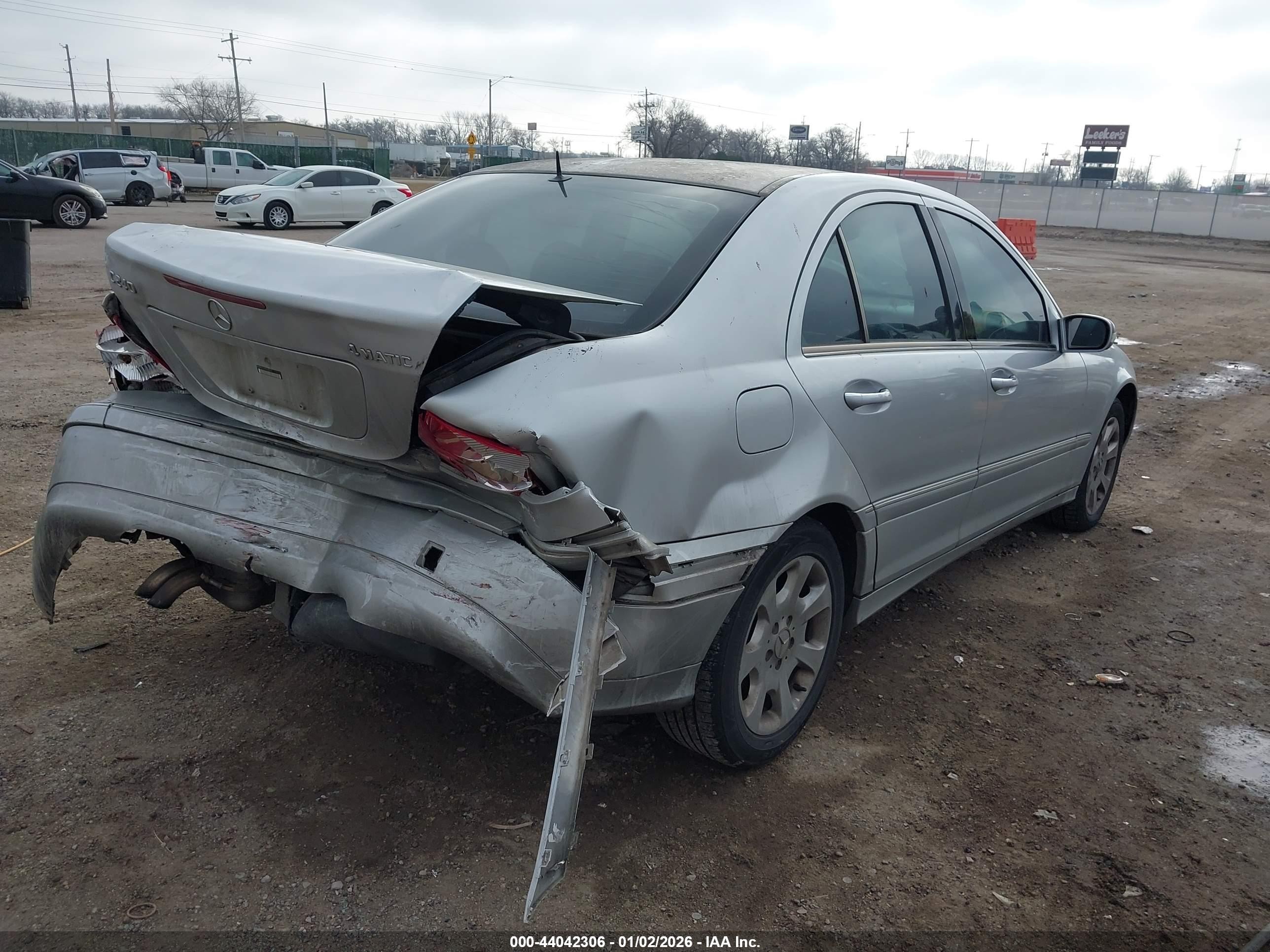 2005 Mercedes-benz C 240 Luxury 4matic Серый vin: WDBRF81JX5F669567