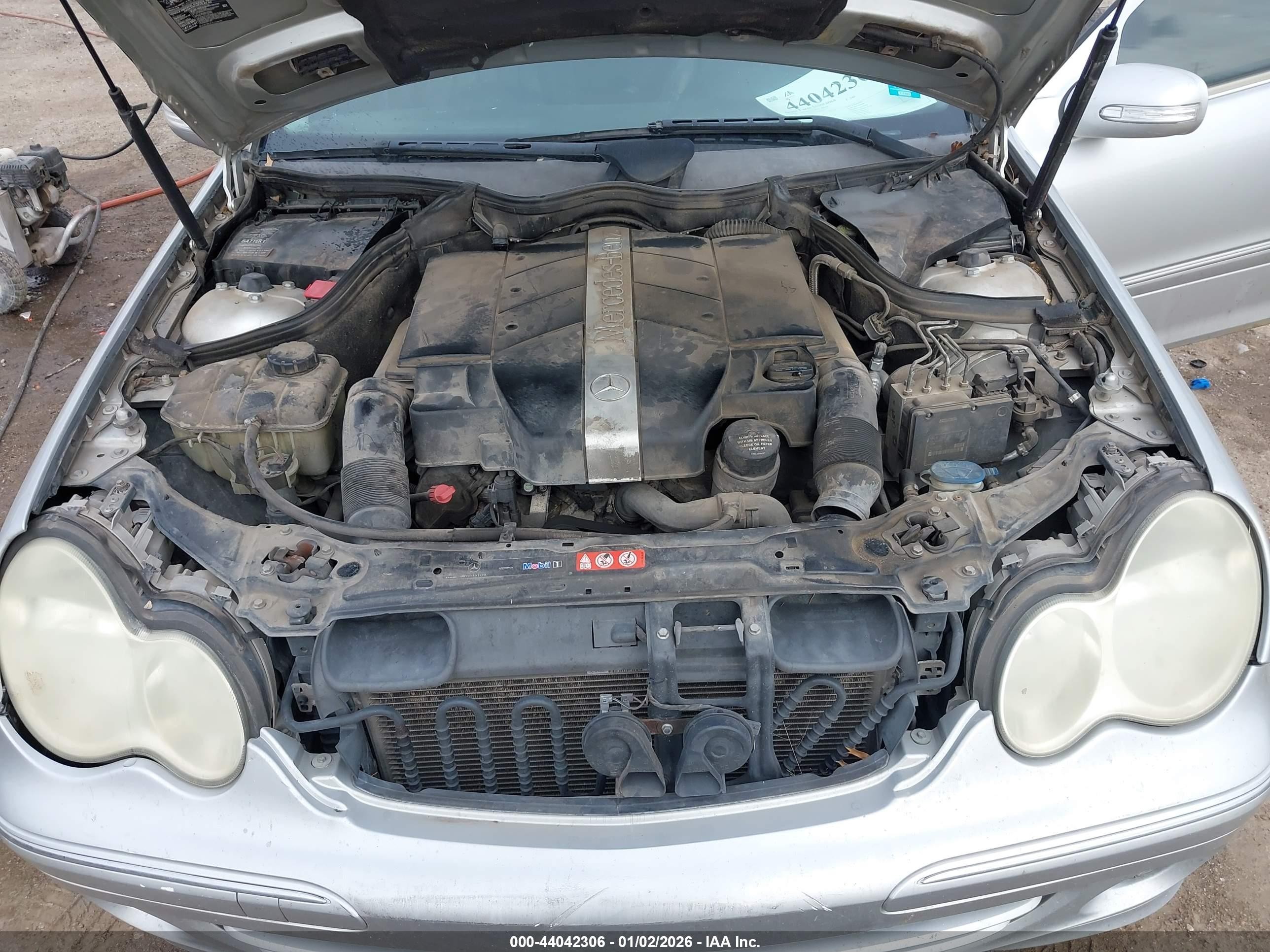 2005 Mercedes-benz C 240 Luxury 4matic Серый vin: WDBRF81JX5F669567