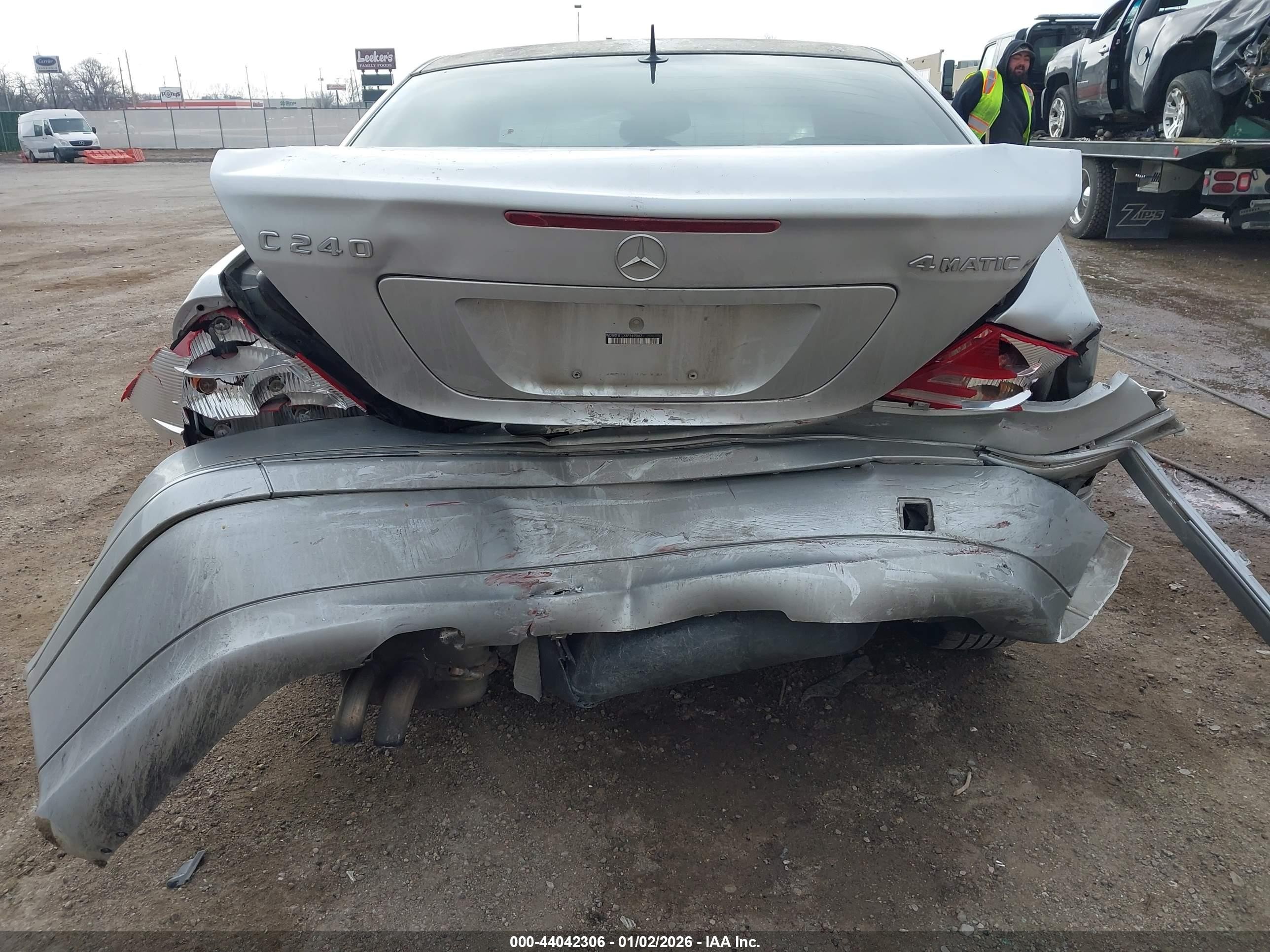 2005 Mercedes-benz C 240 Luxury 4matic Серый vin: WDBRF81JX5F669567